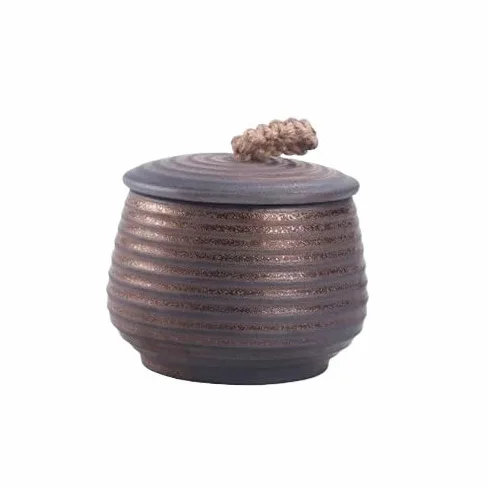 Skrytka słoik pojemnik na kamionkę herbata caddy ceramiczne przechowywanie słoik uszczelniony słoik herbata herbata pojemnik na pokarm w magazynie herbatę