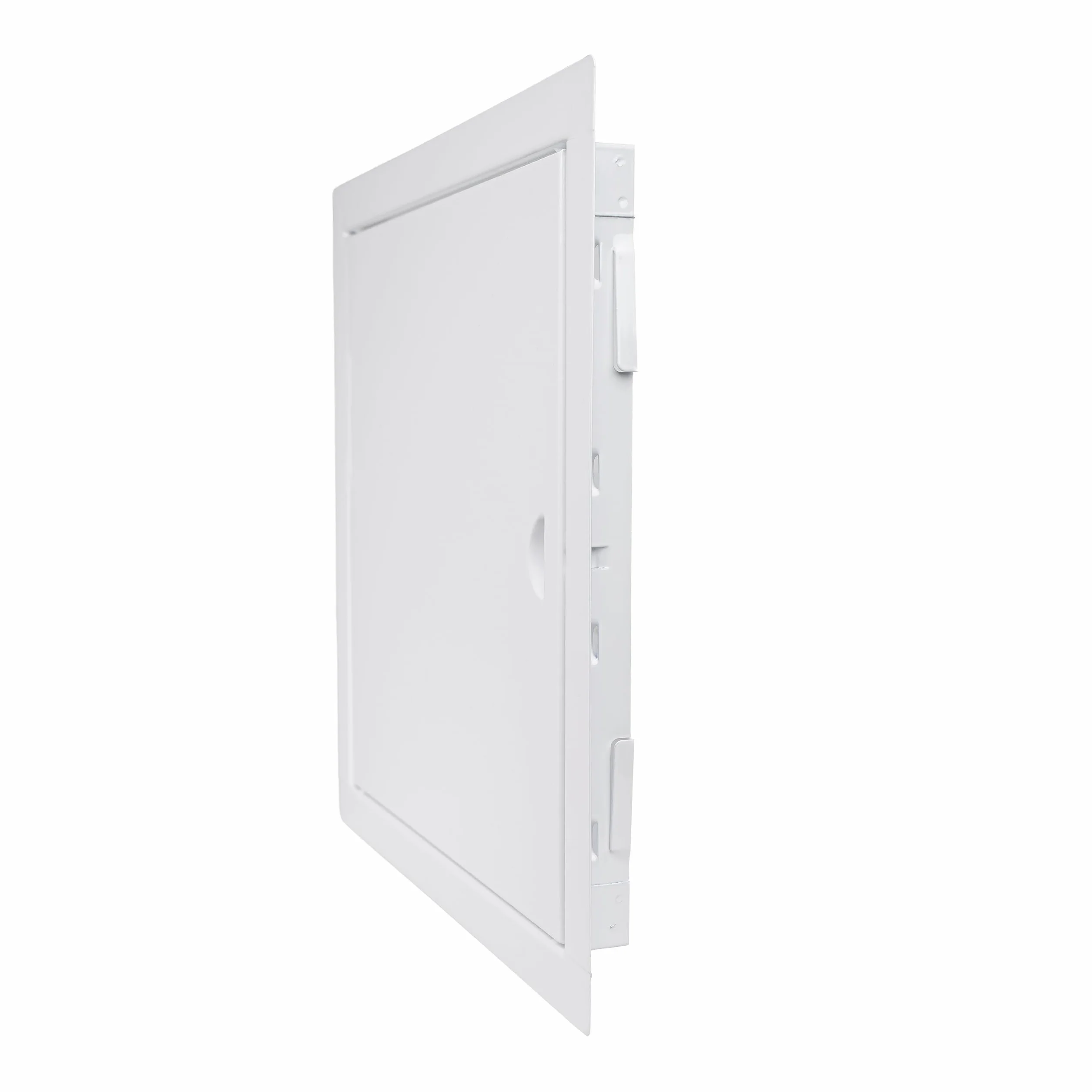 ADGO - Drzwiczki rewizyjne 15x20, Klapa Rewizyjna, Wyczystka Maskująca, Klapa Serwisowa do kontroli, Metalowa, Montaż Poziomy i Pionowy - Biały, na Zatrzask