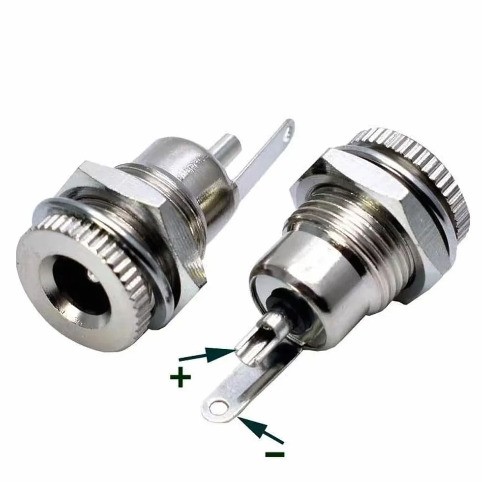 RUNCCI-YUN 12 sztuk żeńskich gniazd DC 5,5 mm x 2,1 mm 12 V z wodoodporną nasadką