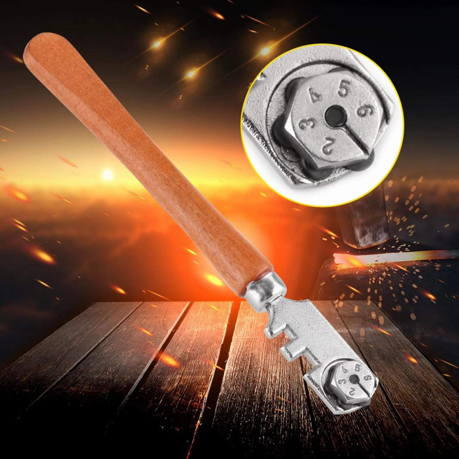 Akozon 130MM Profesjonalny przecinak do szkła (6-kierunkowa tarcza tnąca) - idealny do cięcia i malowania szklanych butelek, luster, szyb, półek itp