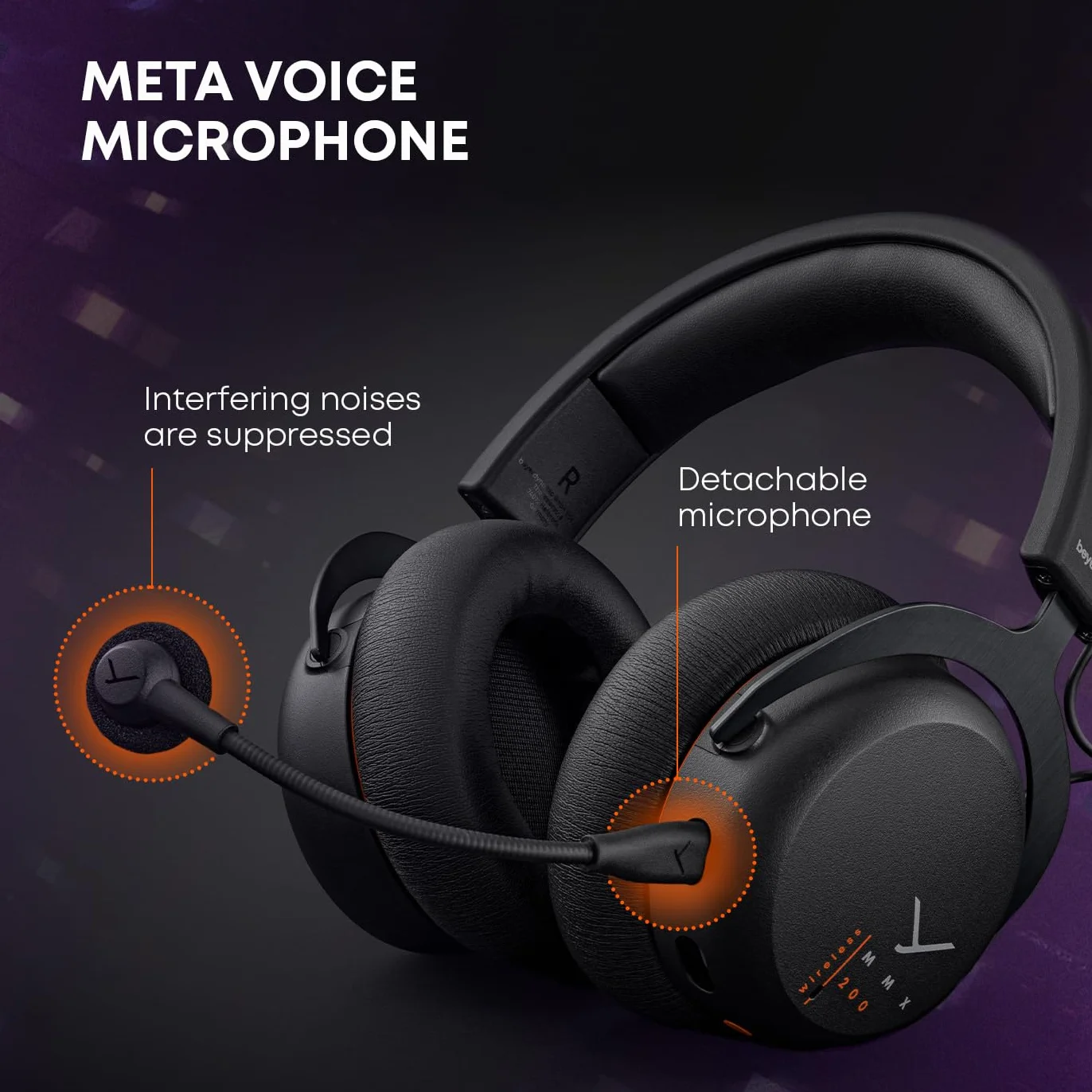 beyerdynamic MMX 200 bezprzewodowy zestaw słuchawkowy do gier z mikrofonem, szary