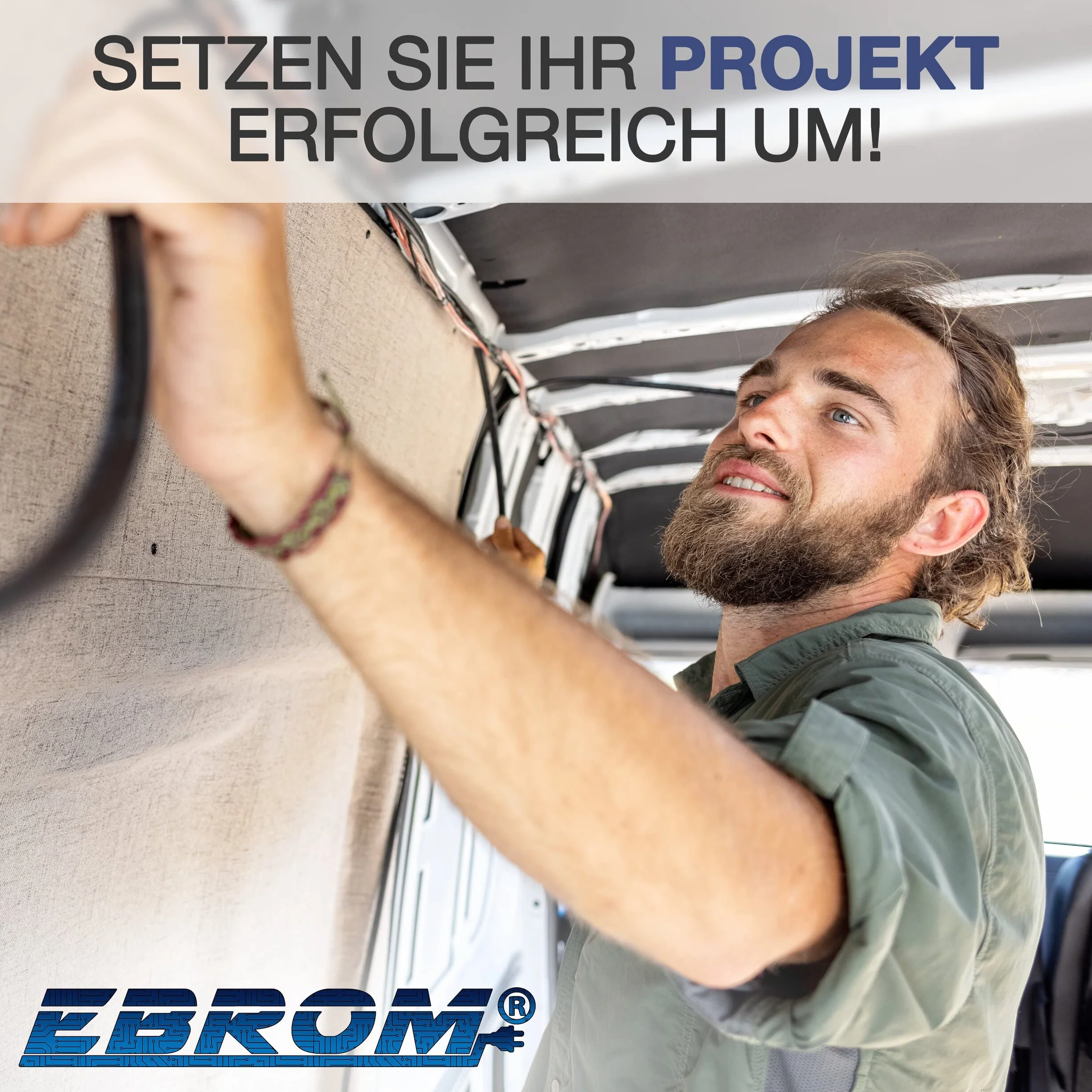 EBROM FLRY przewód samochodowy – kolor: żółty, przekrój 0,5 mm², towar sprzedawany na metry, elastyczny 90 ± 5 Shore, 99,99% miedź, specjalny płaszcz PCW FLRy, przewód samochodowy 0,5 mm2