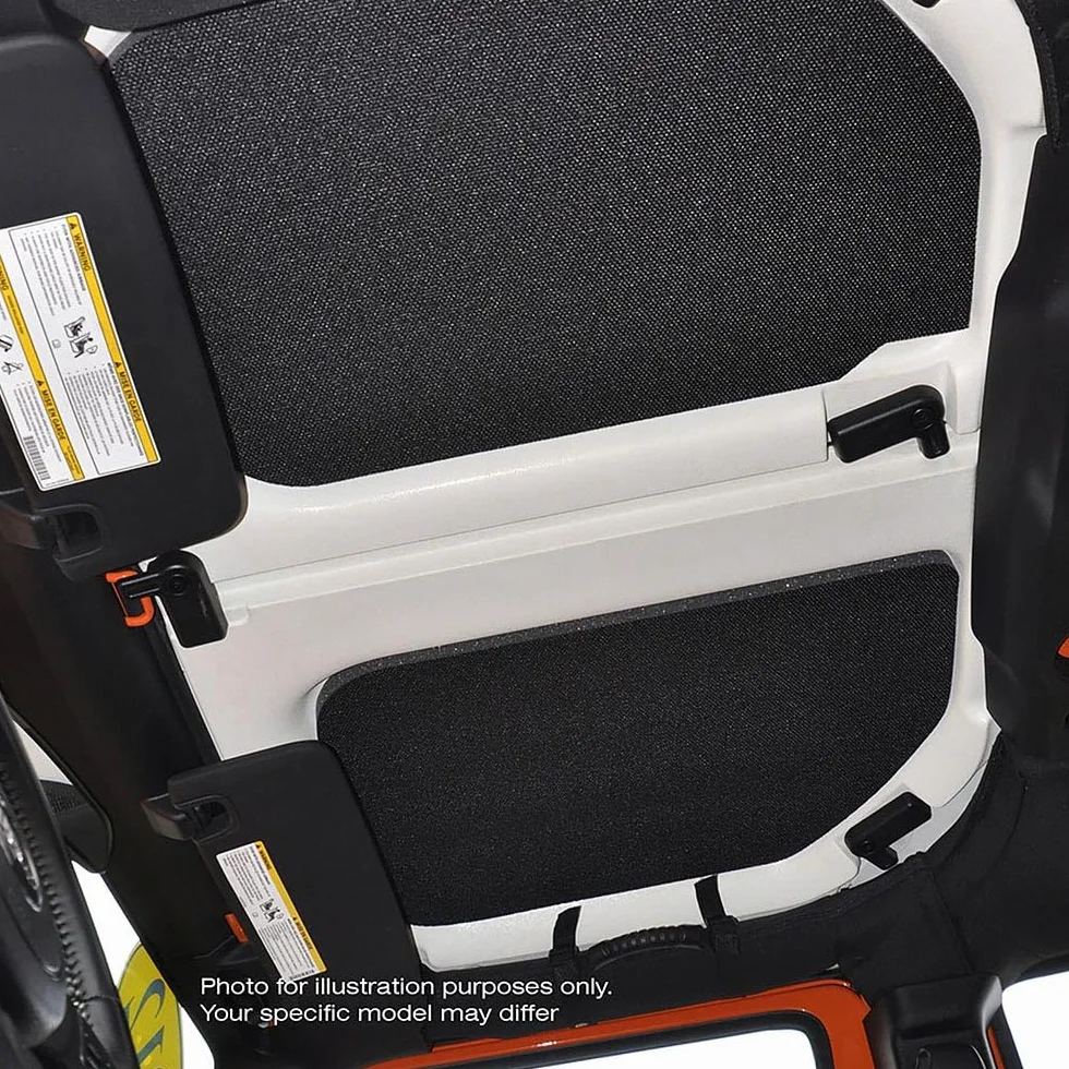 Design Engineering Boom Mat Black Sound Deadening Kit for 4-Door Jeep Wrangler JL (2018-up)