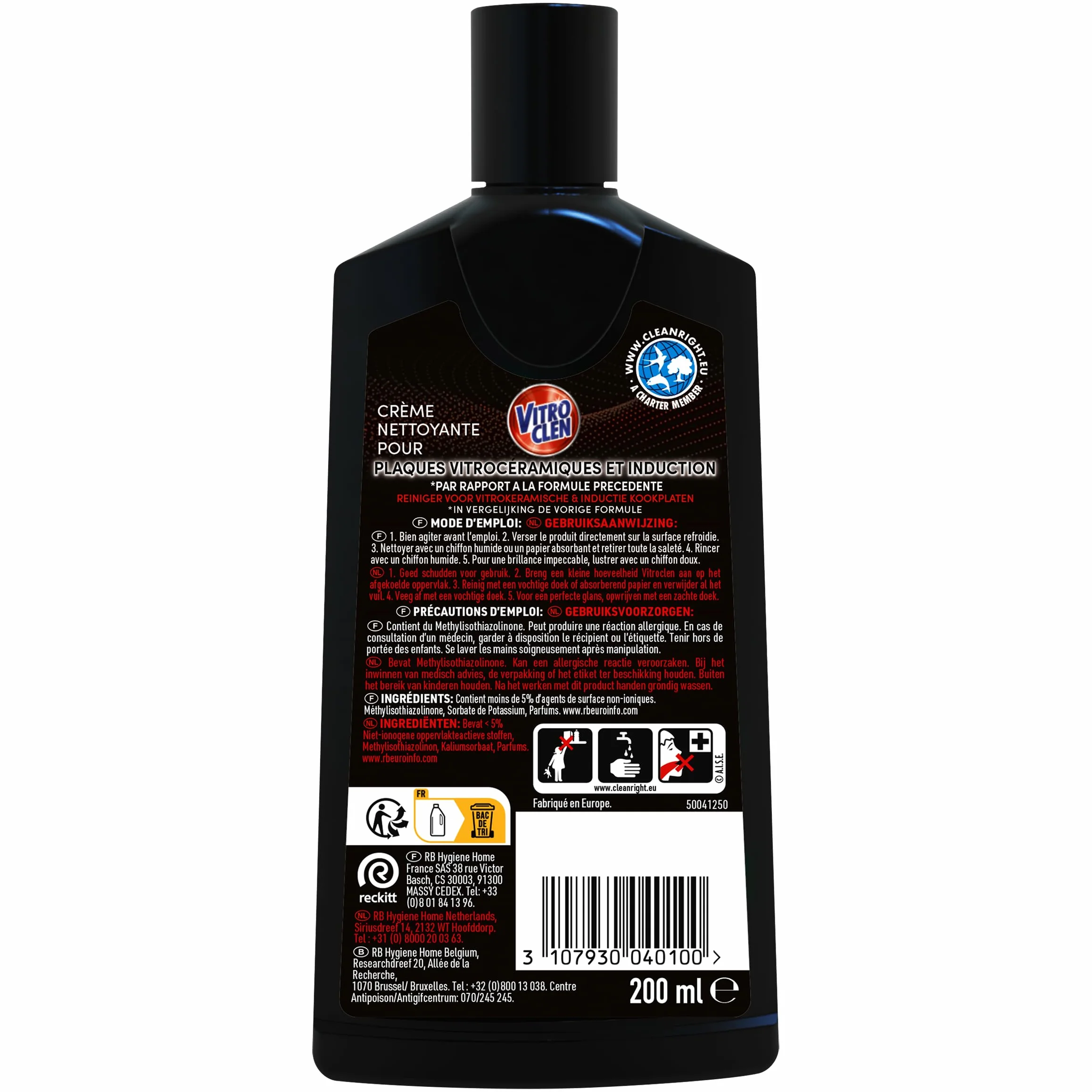 vitroclen Kremowy ceramiczny / indukcyjny środek czyszczący 200 ml
