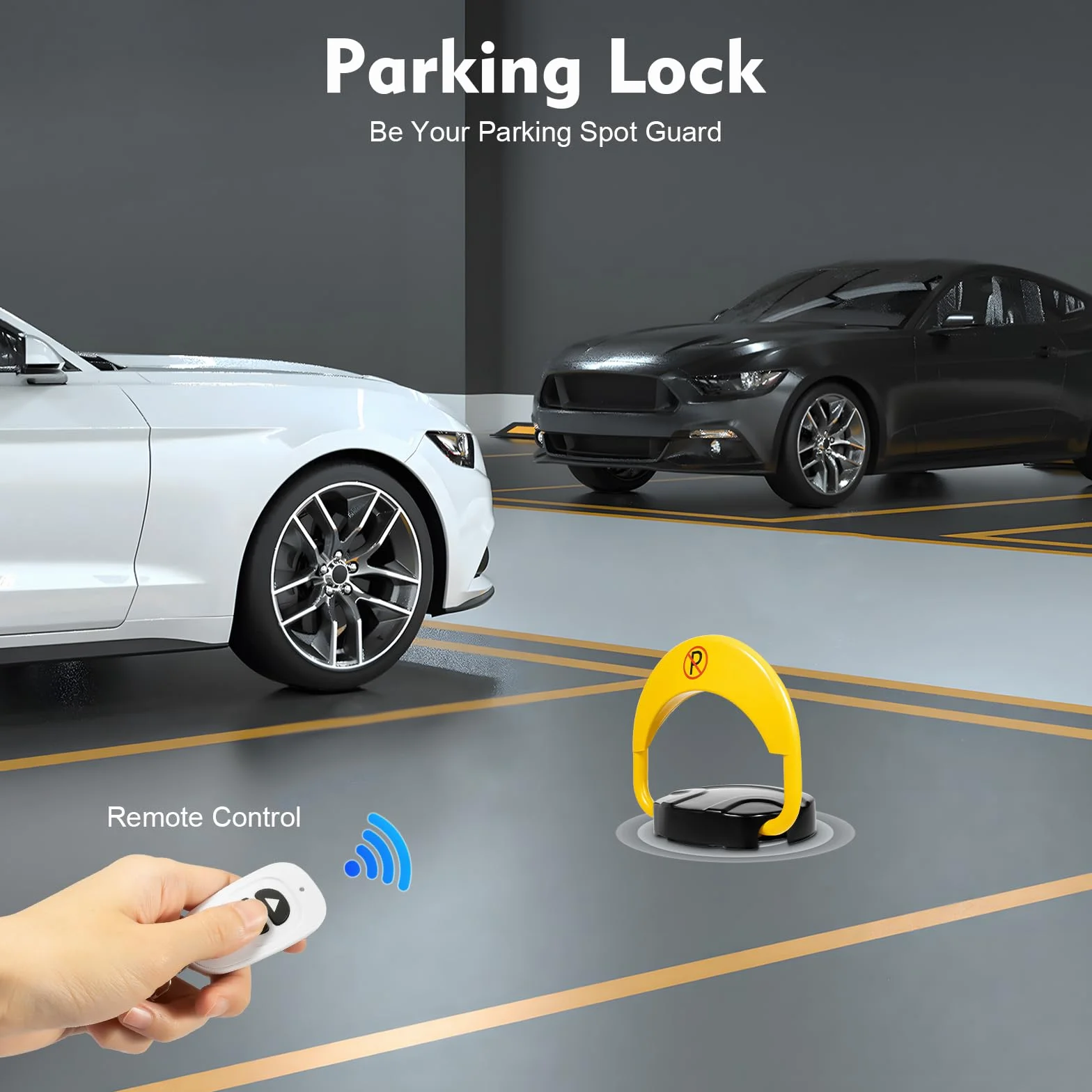 Automatyczna blokada parkingu z pilotem zdalnego sterowania 180°, składana blokada parkingu, zdalnie sterowany słupek parkingowy
