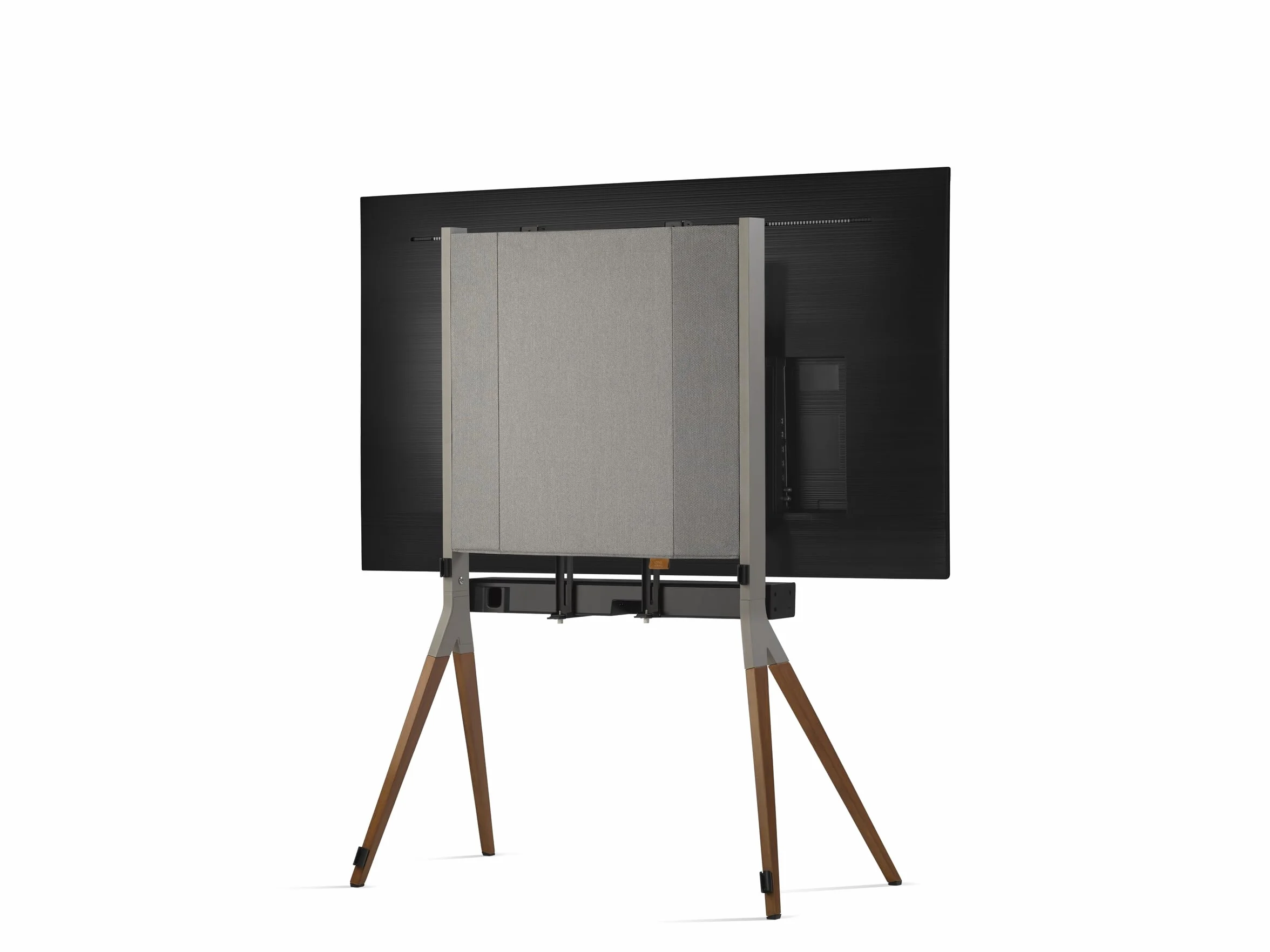 One For All WM7481 Uniwersalny stojak pod telewizor Falcon Flat Vesa 400 x 400 Szary, Orzech