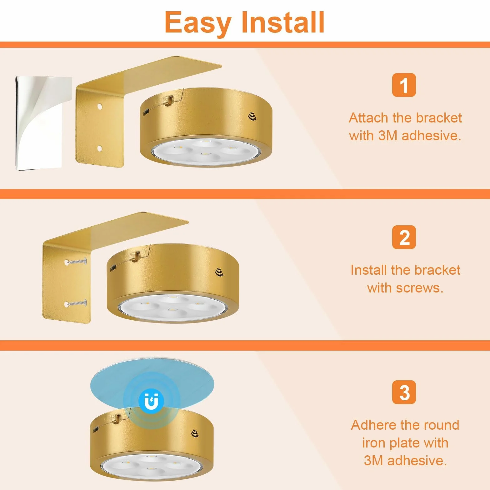 Bezprzewodowa lampa do zdjęć LED, 6 sztuk, ładowana przez USB, złota ramka na zdjęcia, z pilotem zdalnego sterowania, oświetlenie darta, magnetyczna lampa z timerem