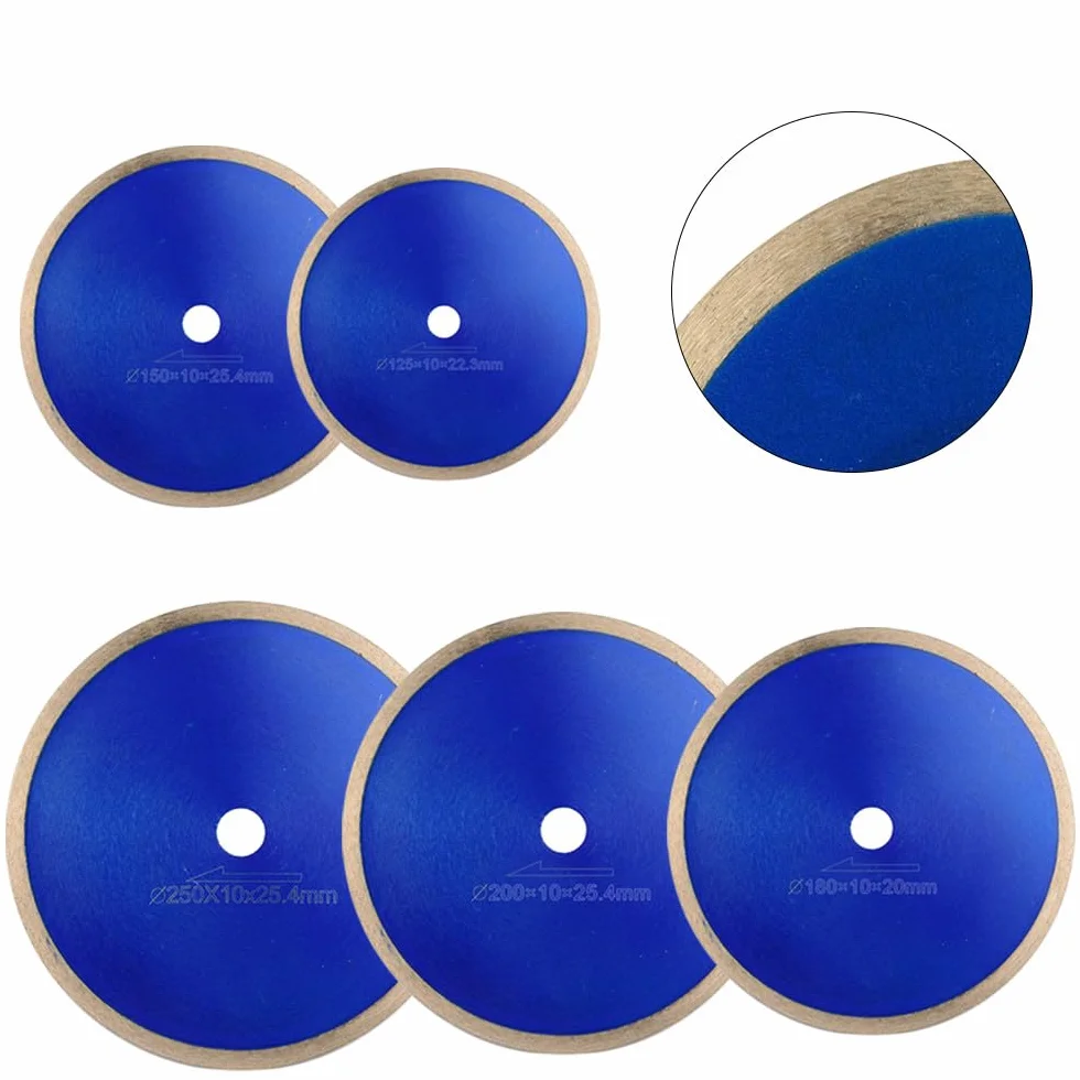 105-350mm Ultra Cienka Diamentowa Tarcza Piły Diamentowa Spiekana Tarcza Tnąca do Cięcia Kamienia Szkła Bursztynowego Kryształu Kamienia Szlachetnego 1 szt. Pierścienia, 150mm, 25,4mm
