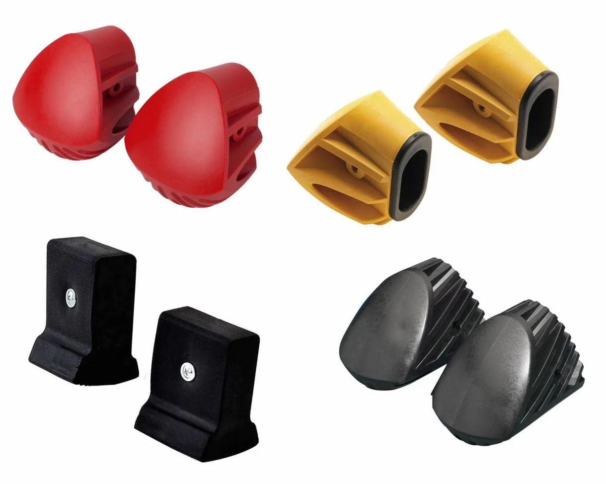 HAILO 9914-007 - Juego de 2 pies para estabilizadores curvos/rectos de escaleras ProfiLOT y ProfStep