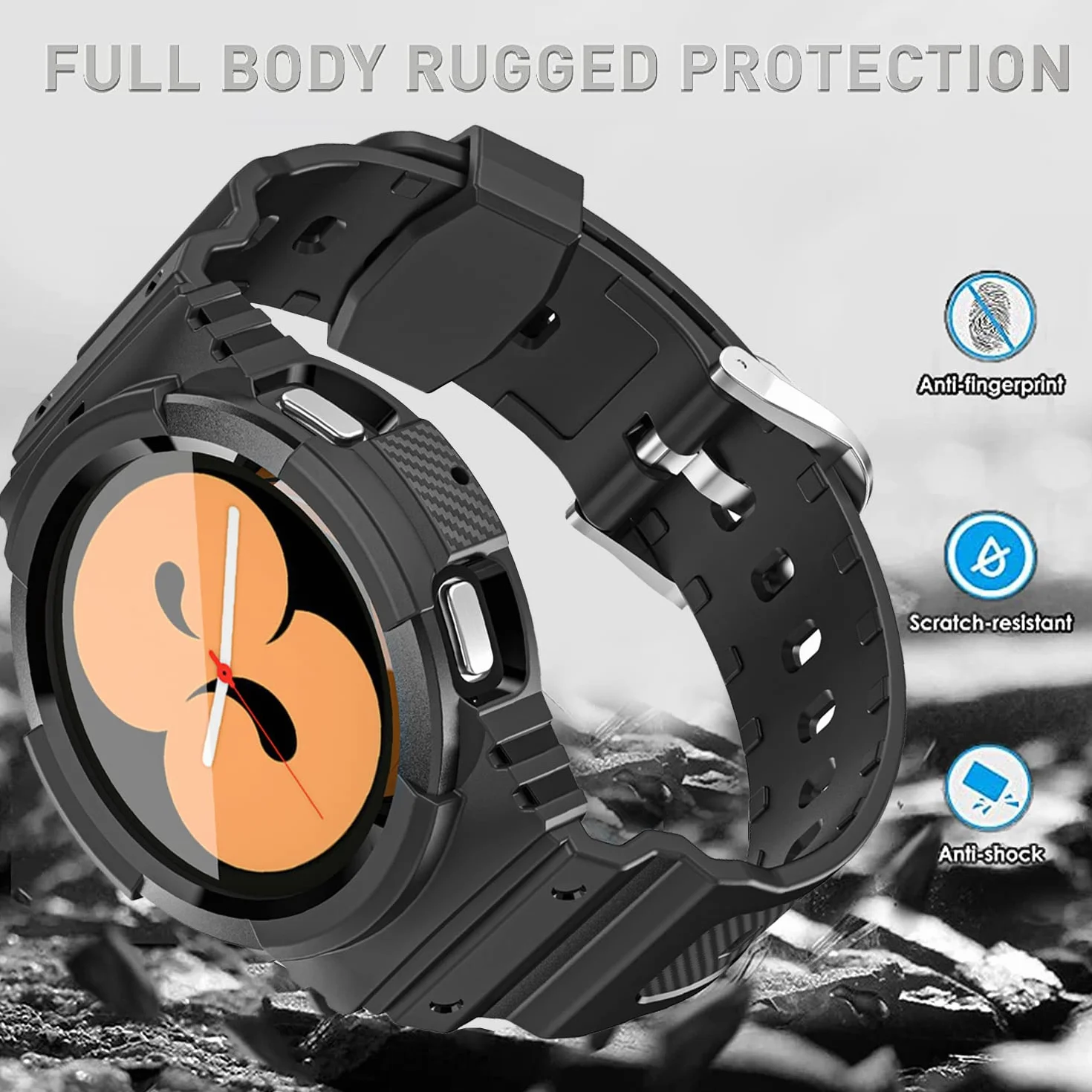 Samsung Galaxy Watch 4 Classic 40 mm obudowa ochronna pasek sportowe etui odporne na upadki wstrząsy