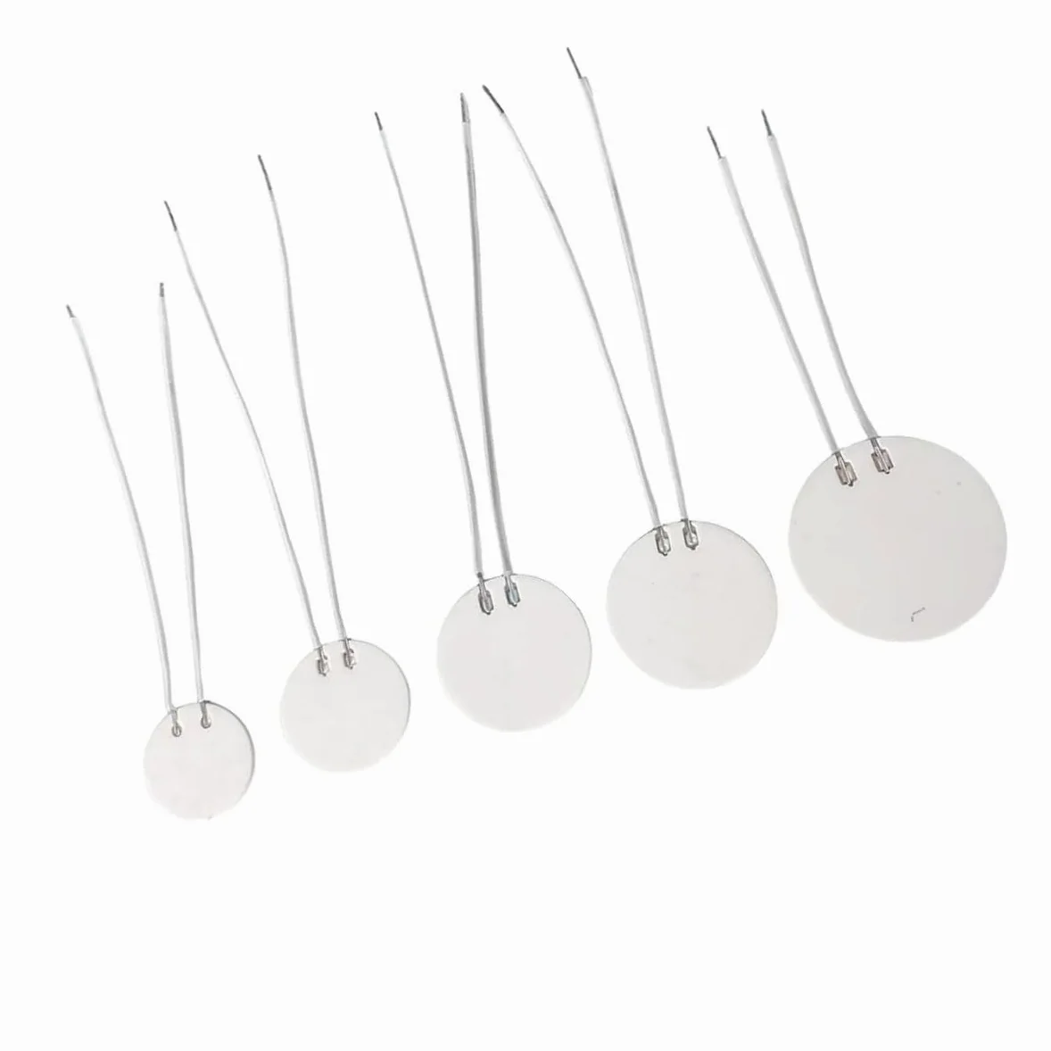 5 szt. Miniaturowe metalowe ceramiczne elementy grzejne - wysokotemperaturowe ceramiczne arkusze grzewcze z tlenku glinu(24x1.3mm 24V)