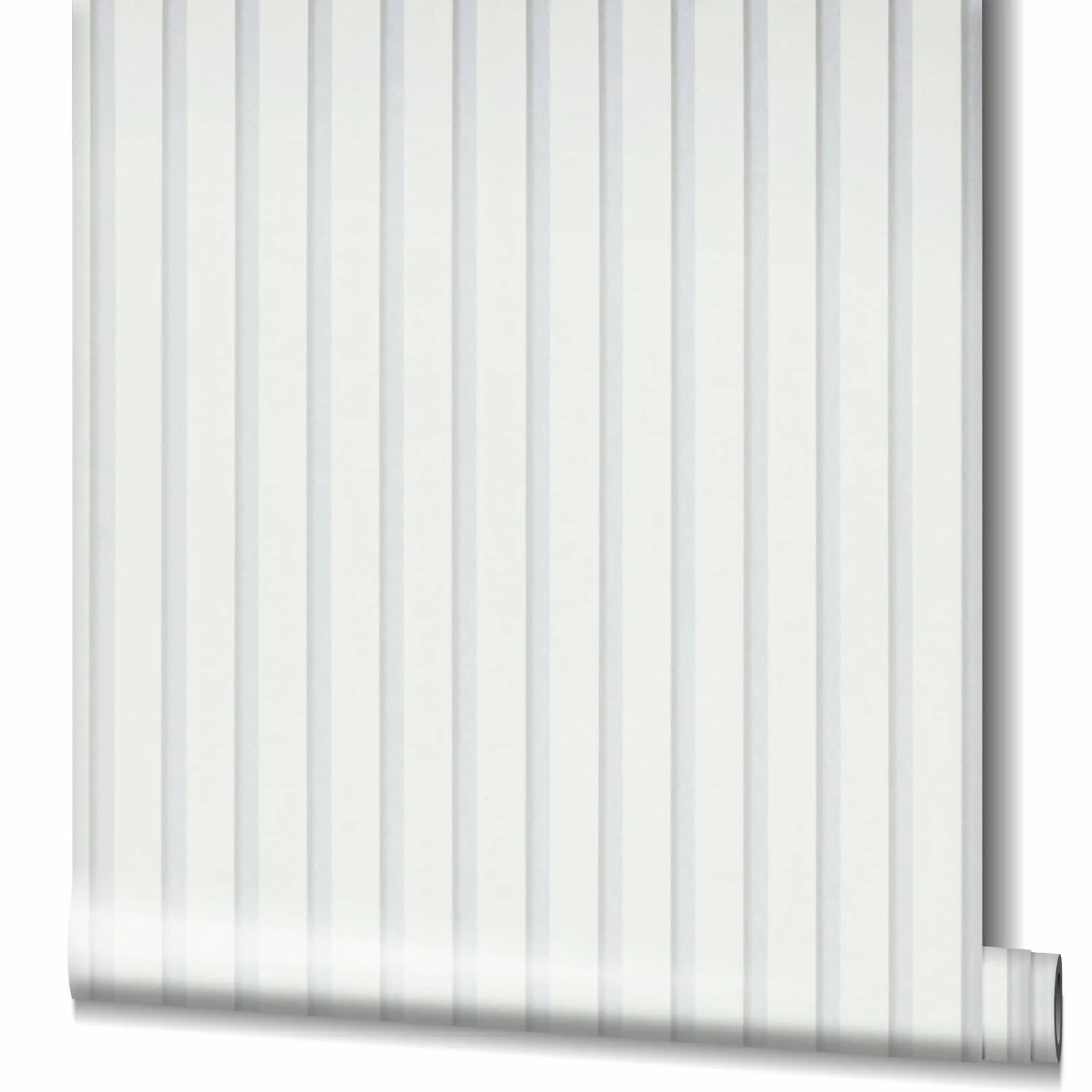 marburg Tapeta białe paski, nowoczesne paski, GZSZ do salonu lub sypialni, Made in Germany, 10,05 x 0,53 m