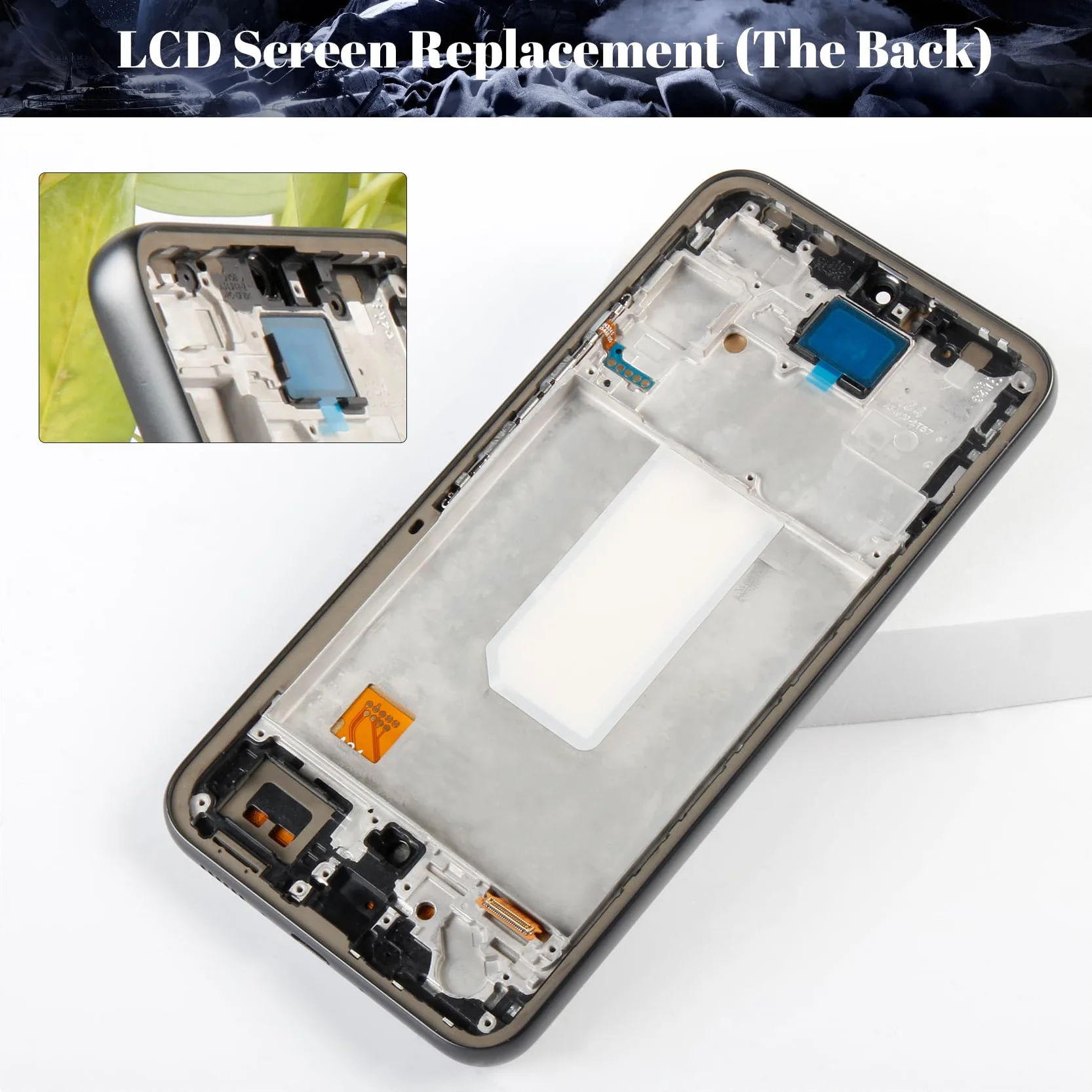 Wyświetlacz LCD do Samsung Galaxy A34 5G A346 czarny z ramką