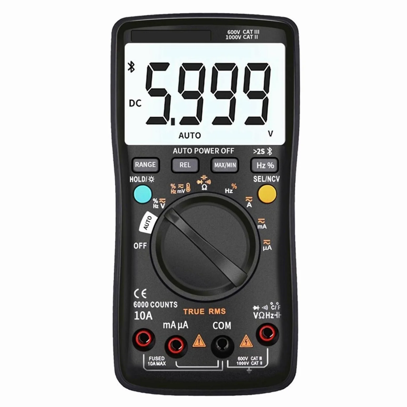 Cyfrowy Multimetr Technologia Bezprzewodowa Amperomierz True Auto Zadzwonił Inteligentny Woltomierz Analogowy Tester Kondensatorów Narzędzie Do Majsterkowania Szybko Dokładnie Łatwy Odczyt