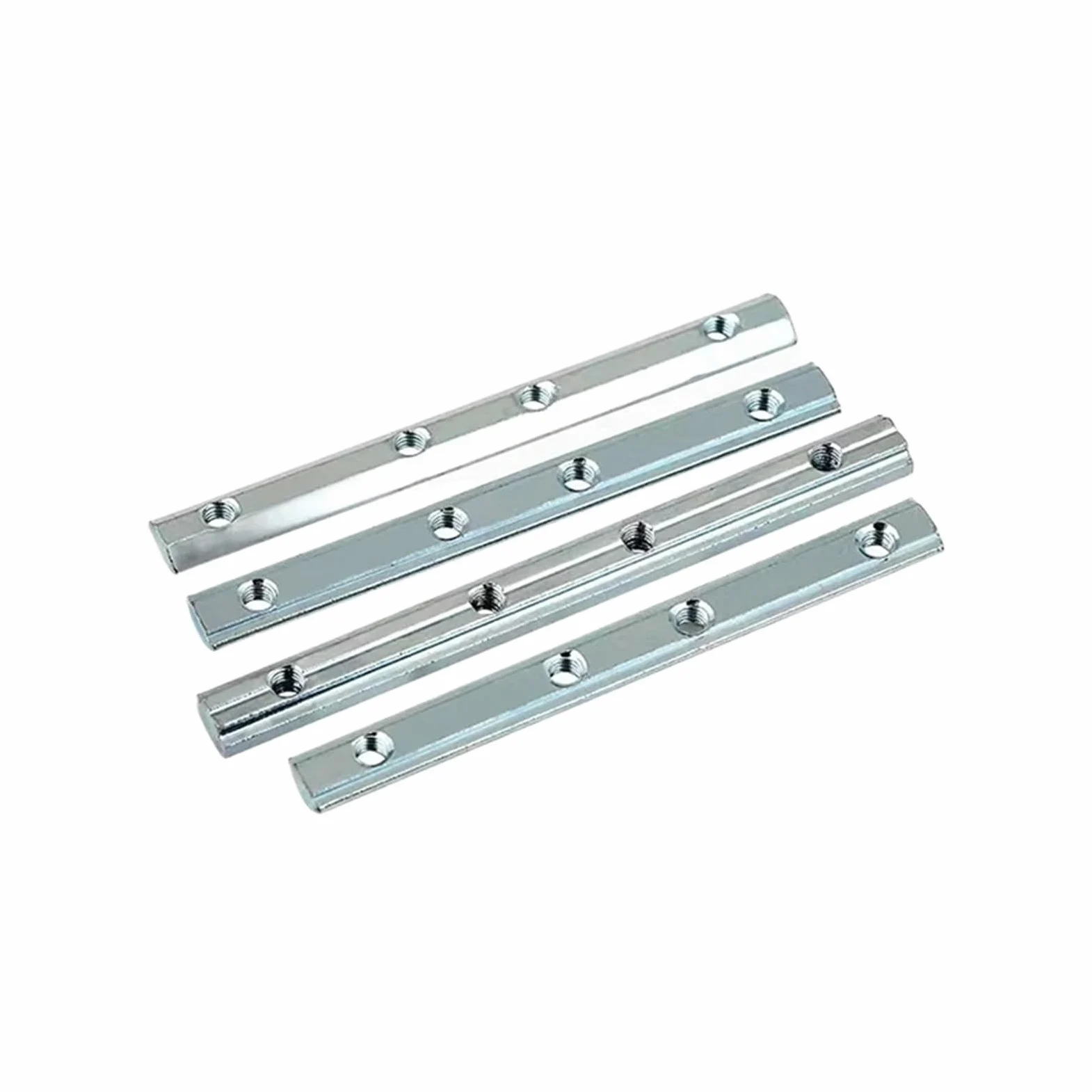 10 szt. liniowych nakrętek przyłączeniowych do europejskich standardowych profili aluminiowych, złączki do przegubów doczołowych, paski przedłużające, mocowanie podtrzymujące (4545 M8)