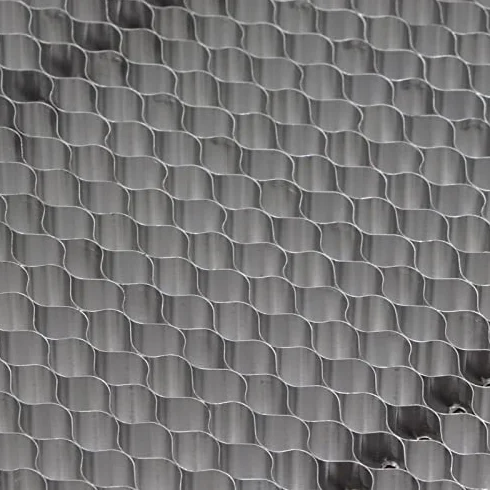 Platforma do cięcia laserowego, aluminiowy blat roboczy o strukturze plastra miodu z płytą, do grawerowania CO2 lub paneli ze stopu diodowego, 400 x 400 mm, wzór siatkowy