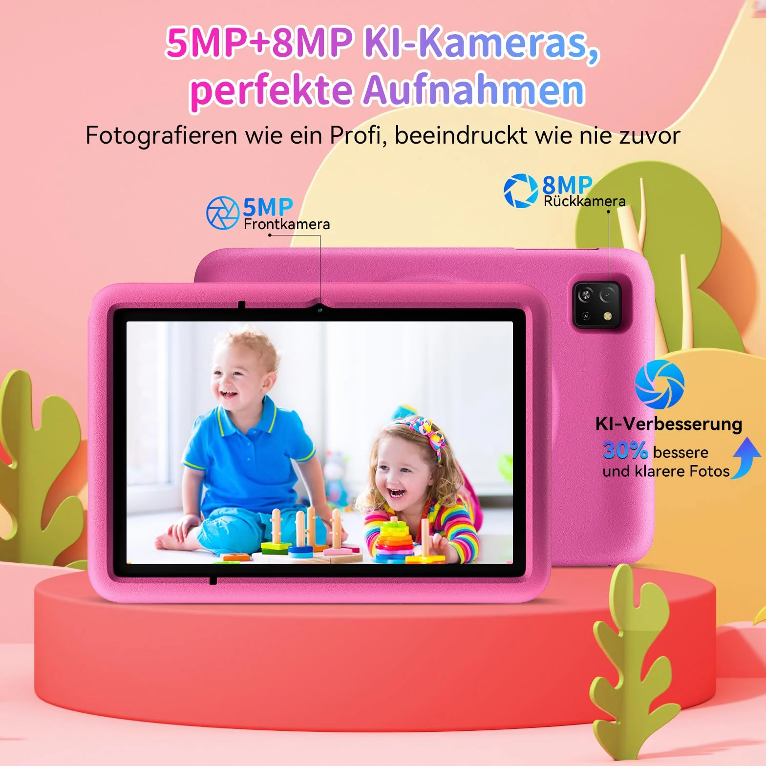 BLACKVIEW TAB A6 KIDS 10.1" 4/128GB Wi-Fi Różowy