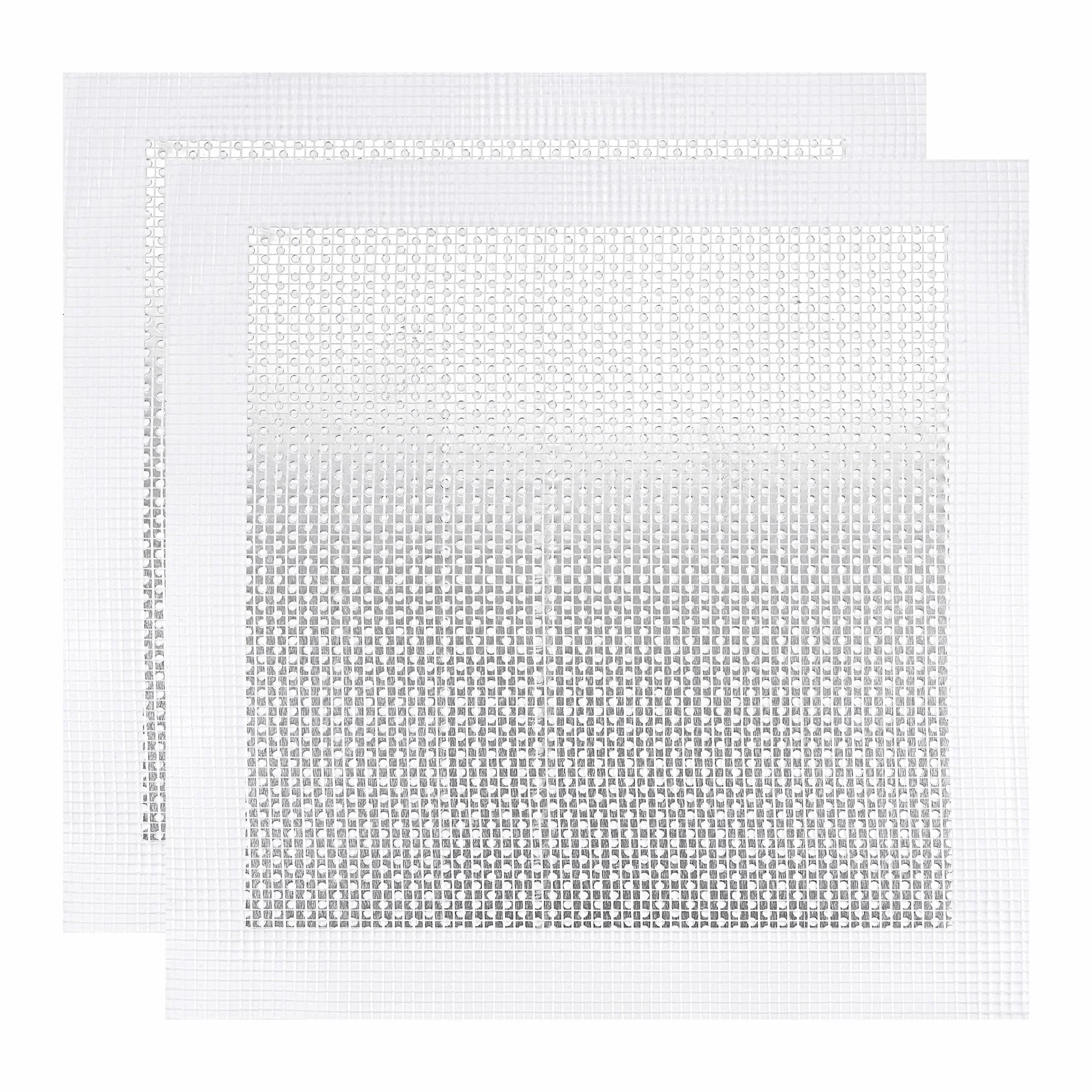 QUARKZMAN Aluminiowa łatka do naprawy ścian 20 cm x 20 cm samoprzylepna tkanina z włókna szklanego nad ocynkowaną płytą, 2 sztuki
