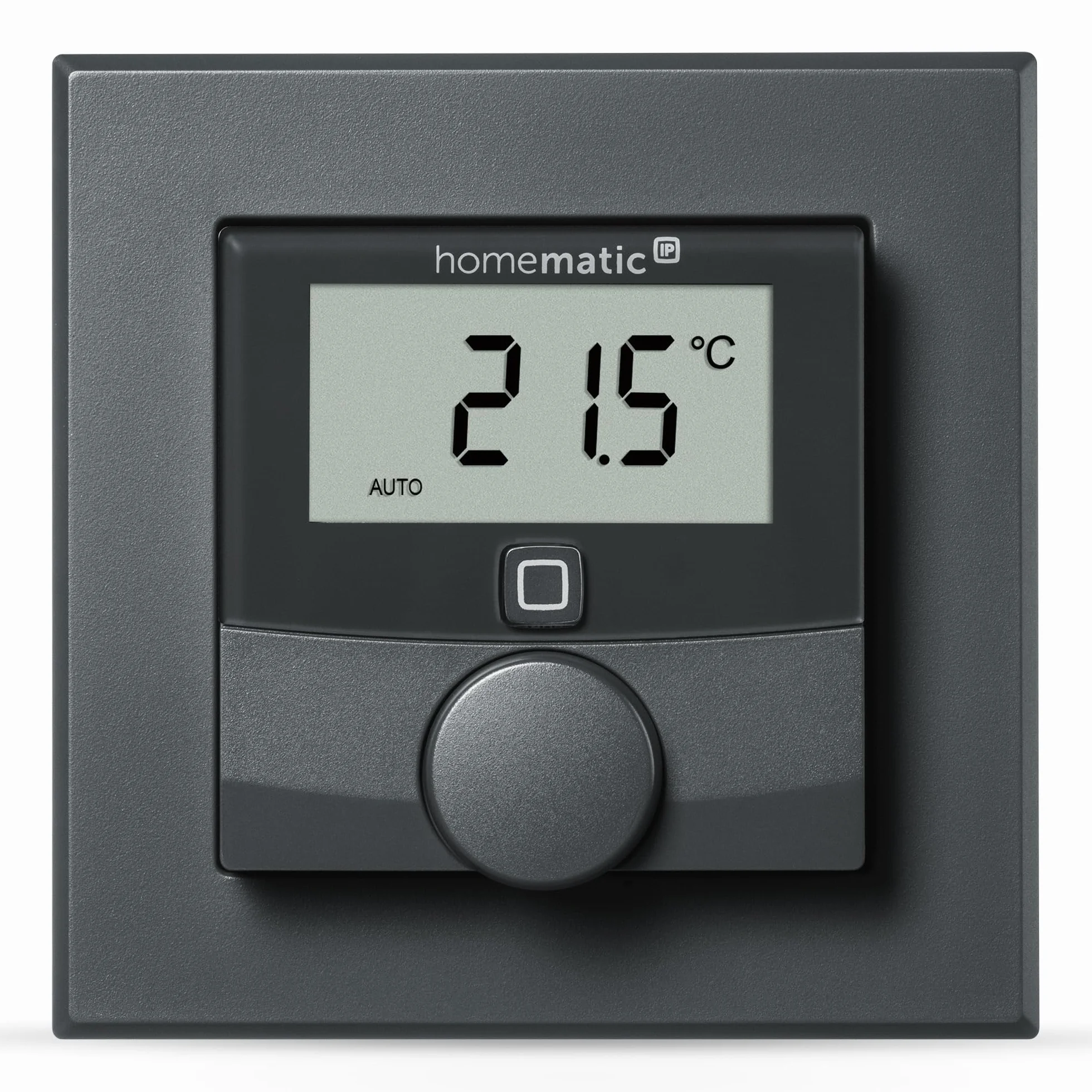 Homematic IP Smart Home 159820A0 termostat ścienny z czujnikiem wilgotności powietrza, cyfrowy termostat, grzejnik/ogrzewanie podłogowe, aplikacja Alexa, Google Assistant, pomiar temperatury,