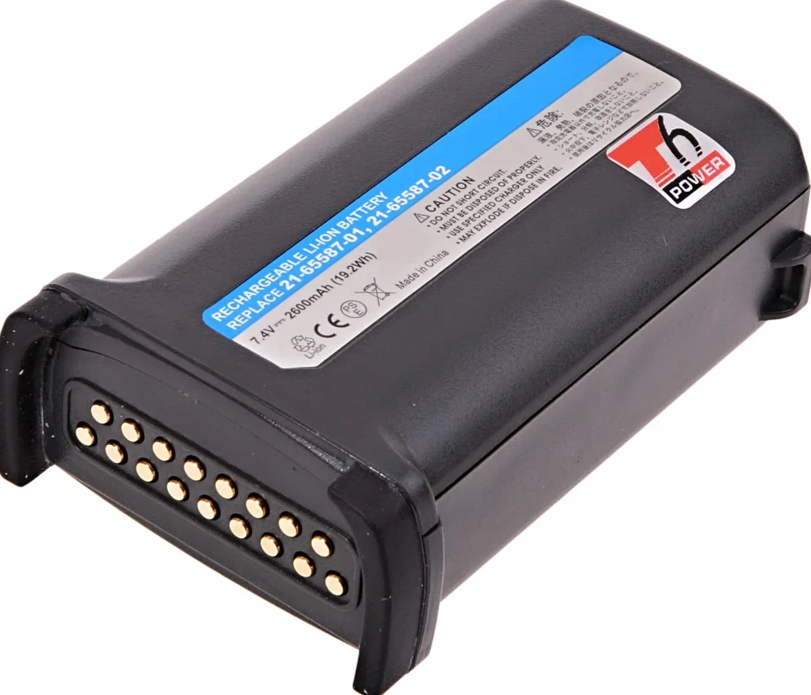 Bateria T6 Power do skanera kodów kreskowych Symbol, numer części 82-111734-02, Li-Ion, 7,4 V, 2600 mAh (19,2 Wh), czarny