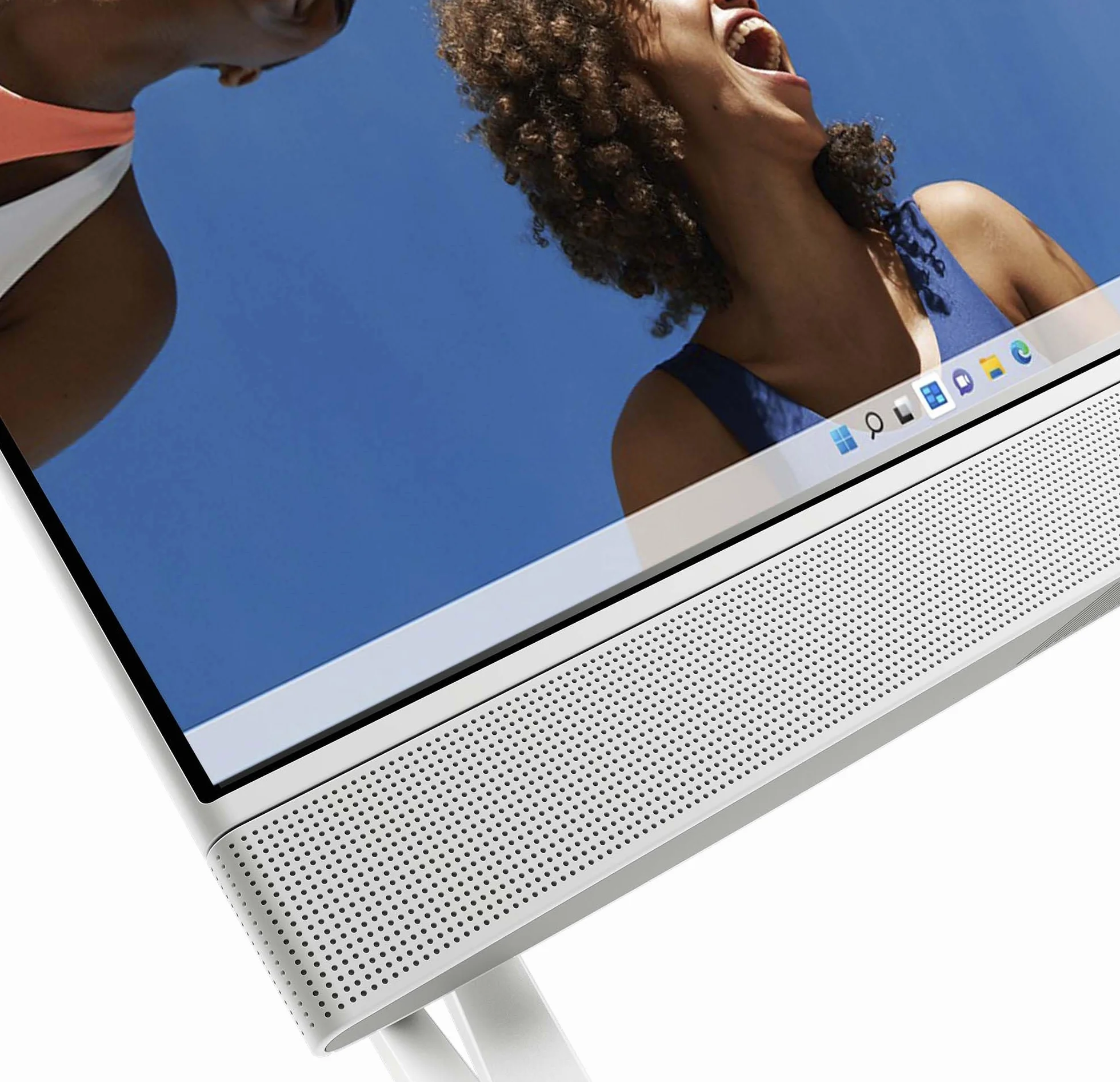 Dell Inspiron All In One 23.8 FHD Display, procesor Intel Core i5-1334U, 8 GB DDR4 RAM, 512 GB SSD, karta graficzna Intel Graphics, Windows 11 Home - biała obudowa z tkaniny Chin