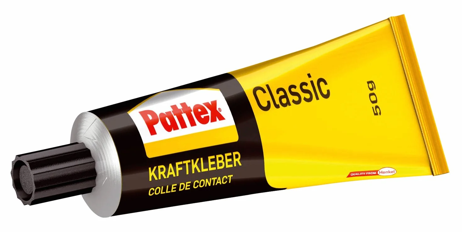 Pattex Power Adhesive Classic - Bardzo Mocny Klej Uniwersalny, Zapewniający Maksymalną Wytrzymałość, Odporny Na Wysoką Temperaturę, 50 g