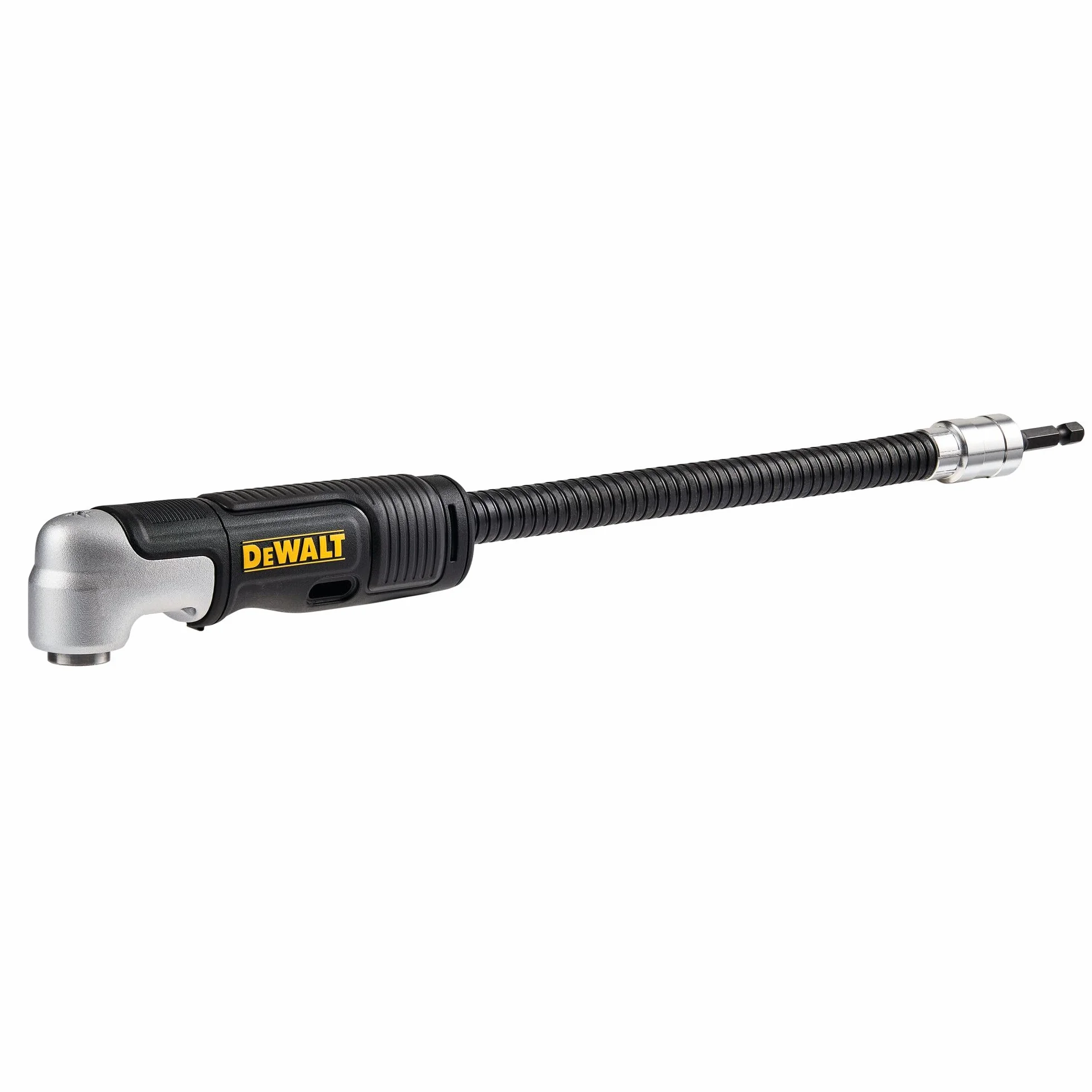 DEWALT FlexTorq adapter wiertarki kątowej, system 4 w 1, kompaktowy, elastyczny prosty trzpień, 30,5 cm (DWAMRASETFT)