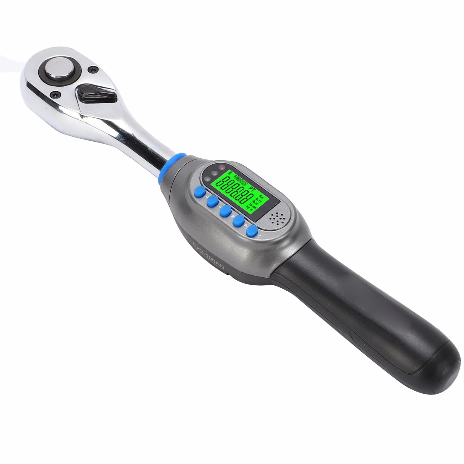 Fafeicy Cyfrowy Klucz Dynamometryczny 1/2 Cala, Klucz Dynamometryczny ze Stali Chromowo-wanadowej z Zabezpieczeniem Przed Przeciążeniem, Ekran LCD, Zakres 5-100 Nm, do Drukarek 3D,