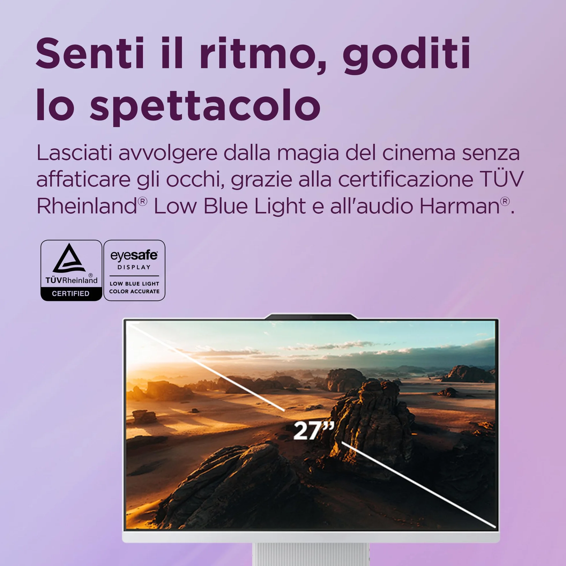 Lenovo IdeaCentre All-In-One 27" FHD AMD Ryzen 5 7535HS 512GB SSD 16GB RAM WiFi 6 Windows 11