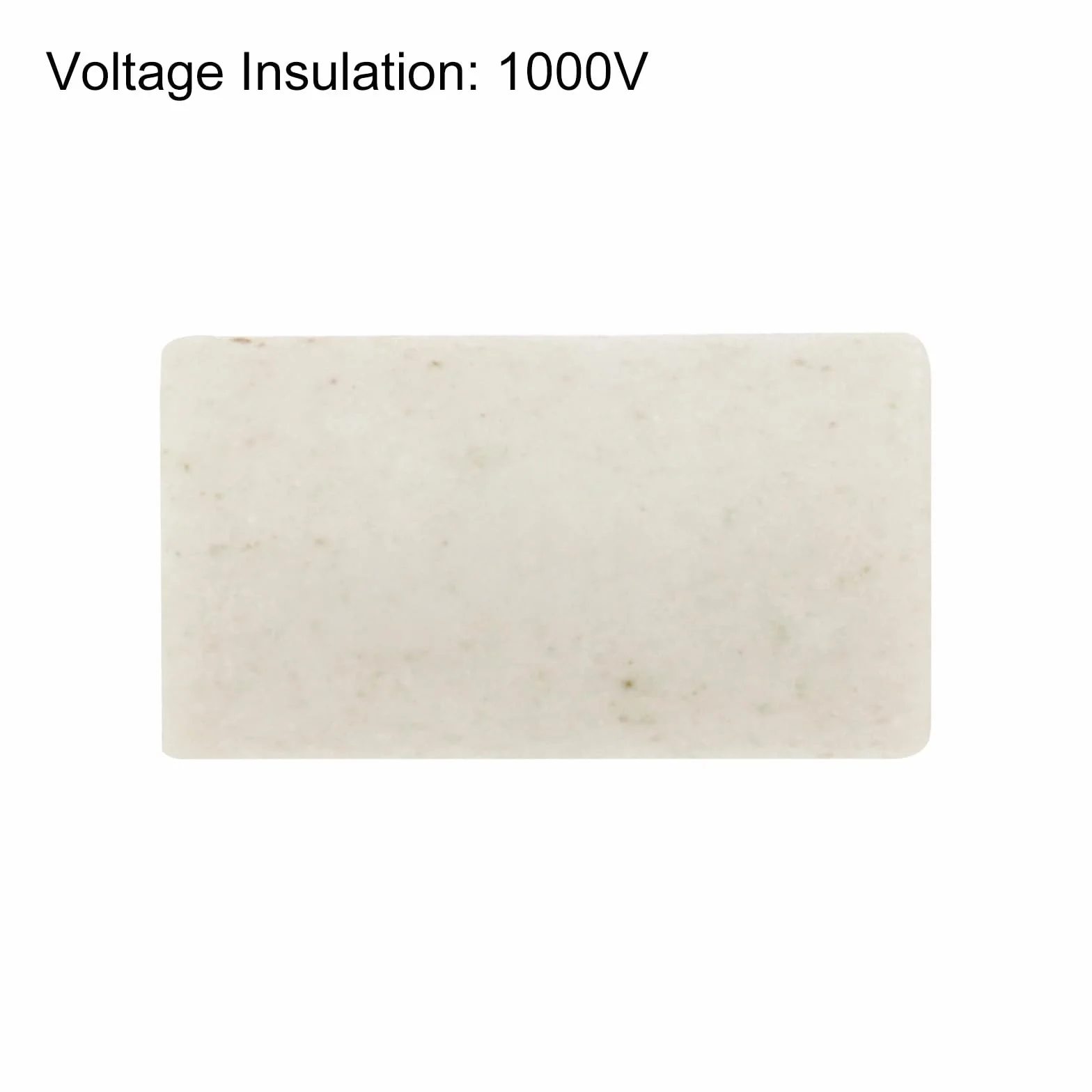 QUARKZMAN 50 sztuk 3 mm średnica rury ceramicznej izolowane wiązki przewodów elektronicznych ochrona izolacji cieplnej pojedynczy otwór, 6 mm x 10 mm
