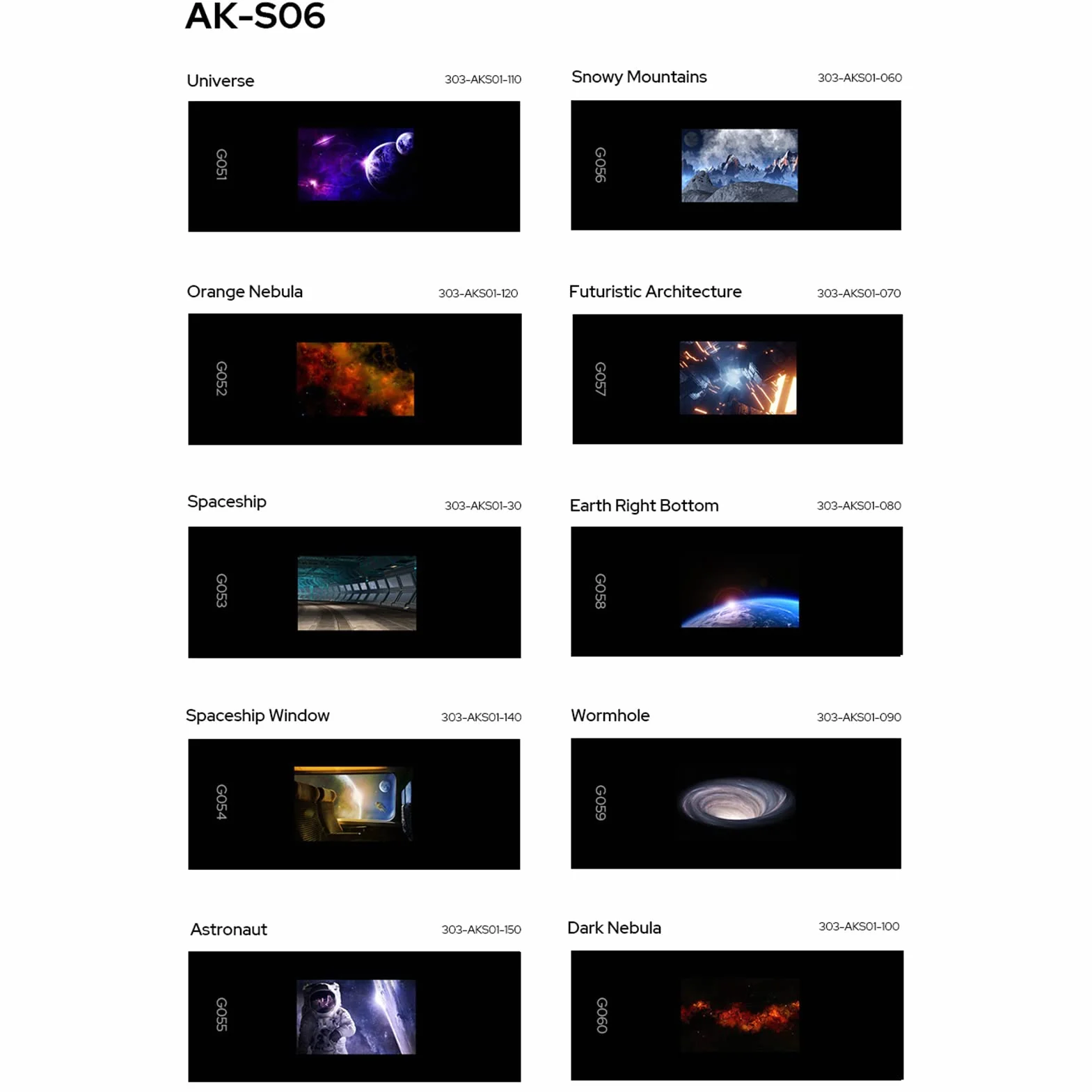 Godox AK-S Full Slide zestaw slajdów do projektora flash
