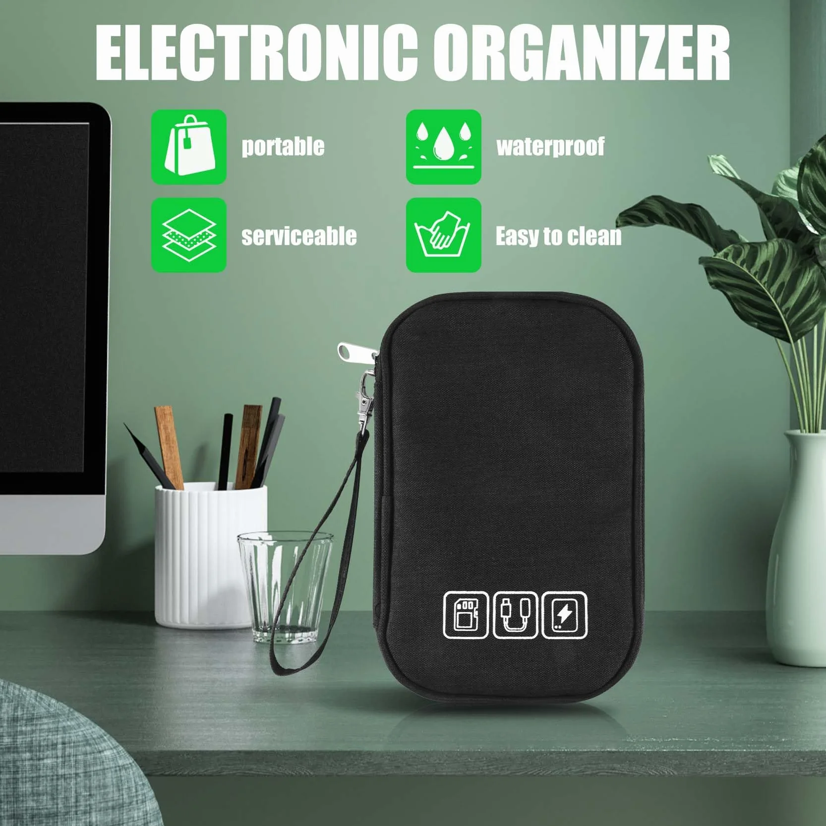 Elektroniczny organizer podróżny na kable torba przenośna wielofunkcyjna obudowa