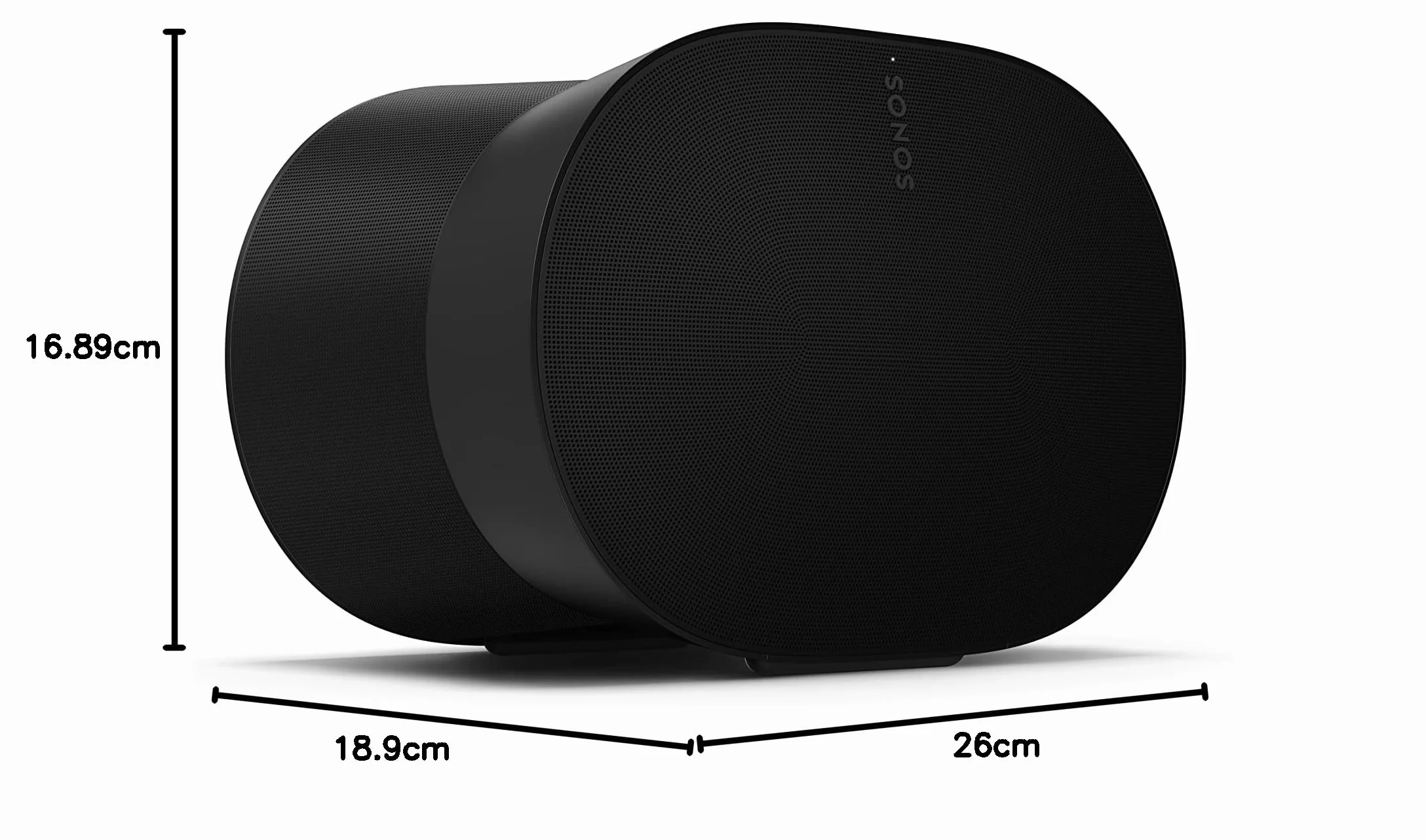 Sonos Era 300 Inteligentny głośnik dźwięku przestrzennego Wi-Fi Bluetooth Amazon Alexa Dolby Atmos Czarny
