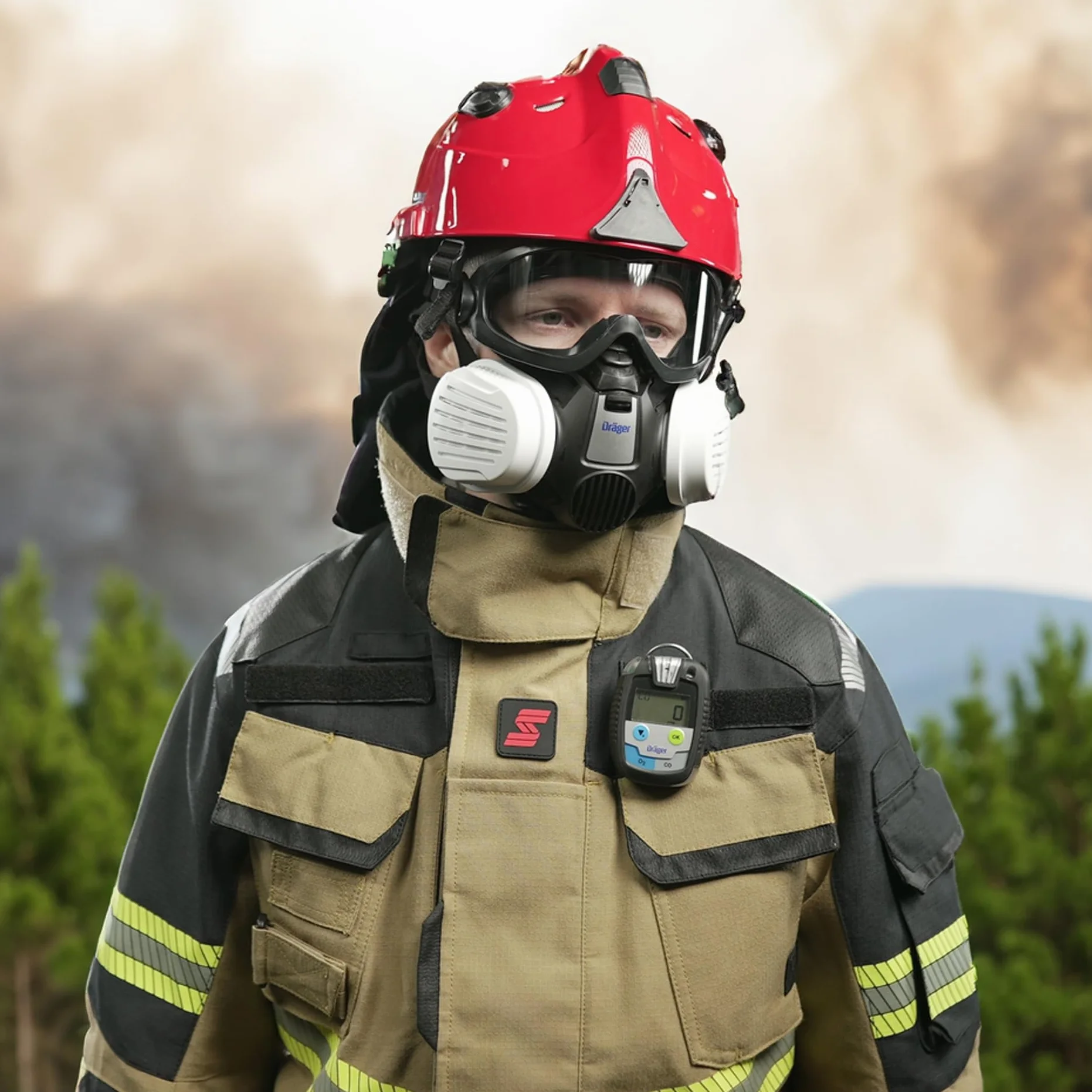 Dräger X-pect 4200 okulary ochronne bez zaparowania, okulary pełnowidzące, również dla osób noszących okulary, na plac budowy, laboratorium, warsztatu, odporne na zarysowania i pęknięcia szyby