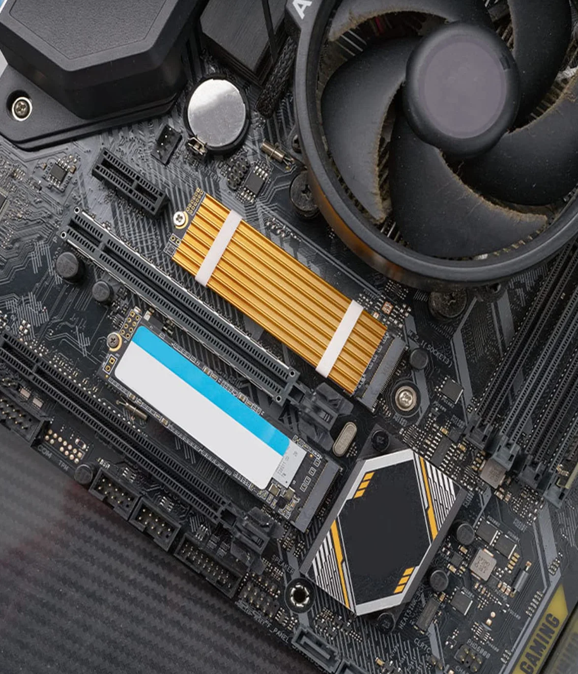 2 sztuki radiatorów M.2 NVMe PS5, M.2 SSD, radiator ze zintegrowanym Heatpipe, radiator M.2 z podkładką przewodzącą ciepło M.2 do M.2 PCIe NVMe SSD lub M.2 SATA SSD, PC i PS5
