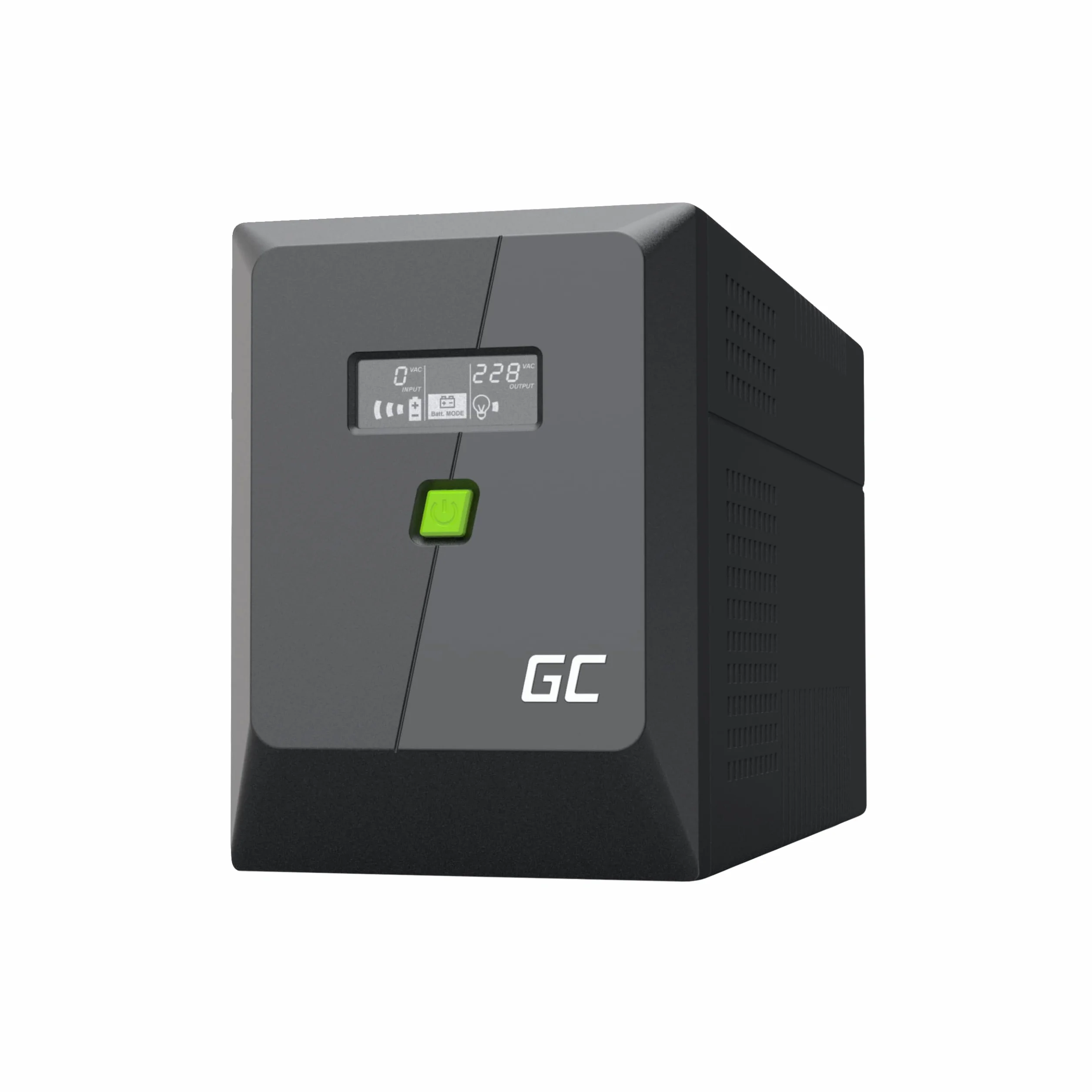 Greencell UPS 1500VA 1050W PowerProof LCD Zmodyfikowana Fala Sinusoidalna Ochrona przed Przepięciem Awaryjne Zasilanie