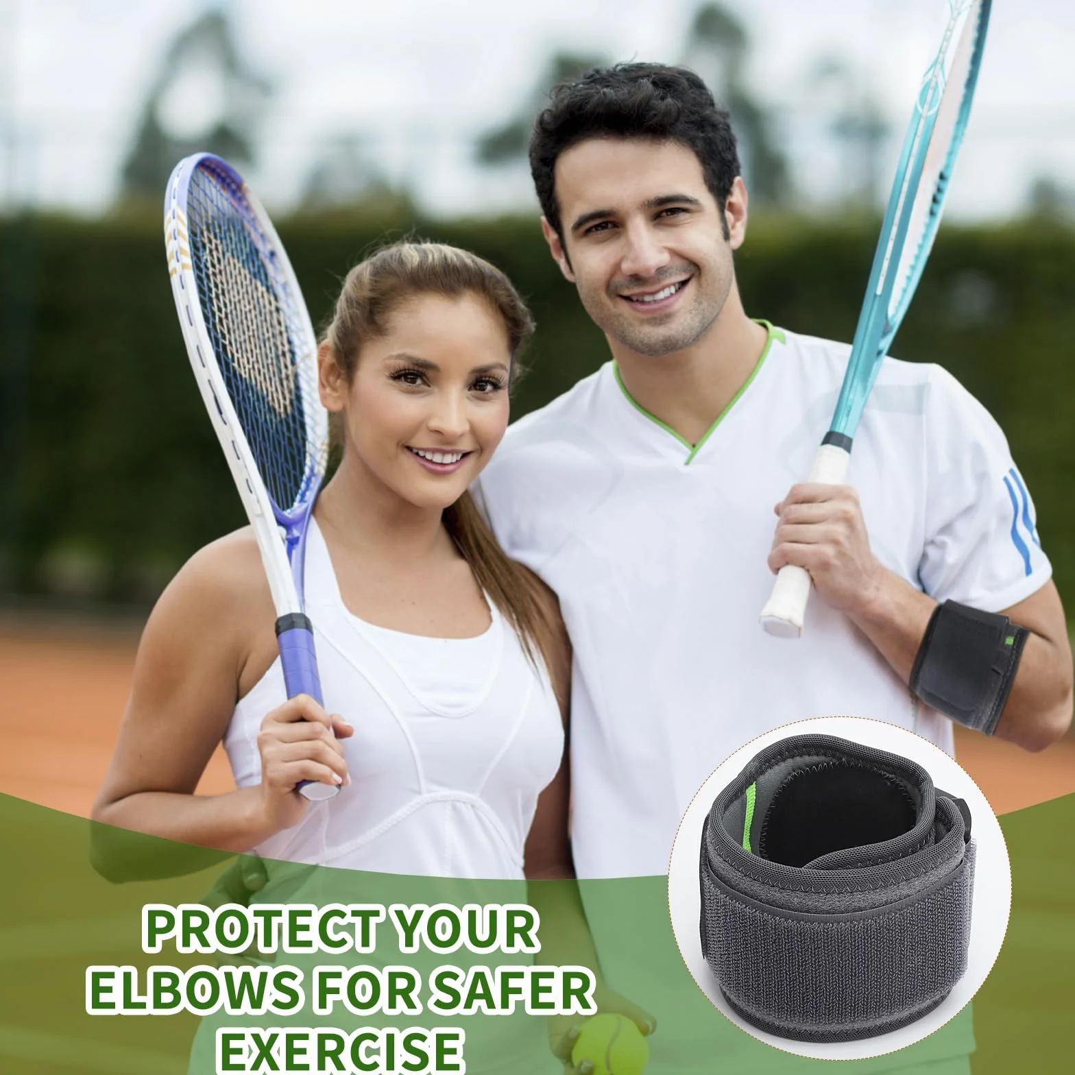 Stoisko łokciowe z łokciem tenisowym - Elnbogenbandage ergonomiczna opaska uciskowa leichtgewicht stoßdämpfung atmungsaktiv - idealna ochrona do tenisa golfowego