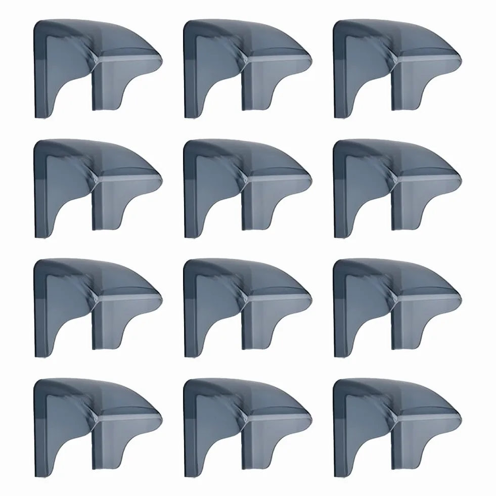 Osłona ochronna przełącznika zewnętrznego typu 86 do gniazdek(Grey 12pcs)