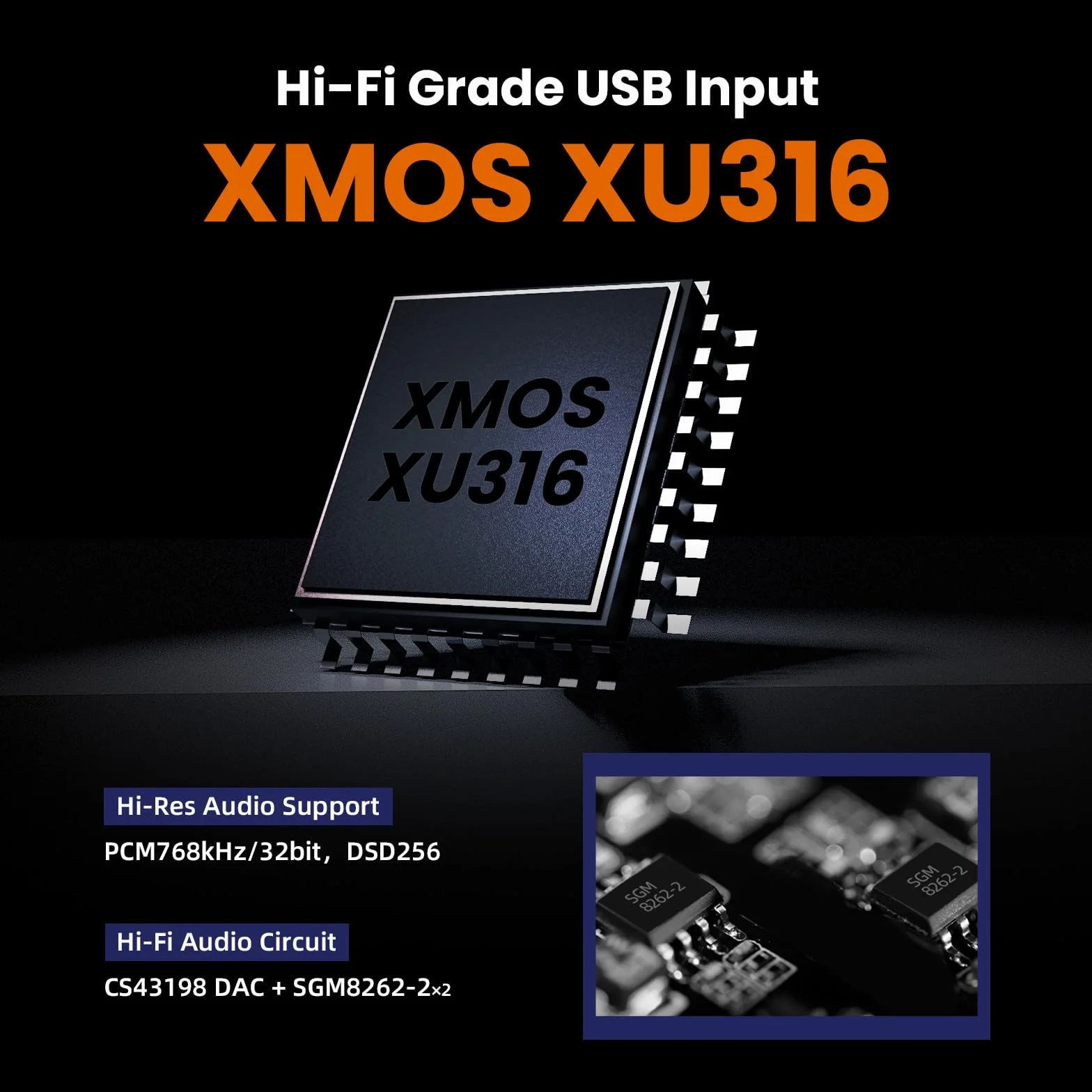 SHANLING H0 przenośny wzmacniacz DAC 32-bit/768kHz DSD256, adapter USB-C 3,5mm 4,4mm karta dźwiękowa High-Res