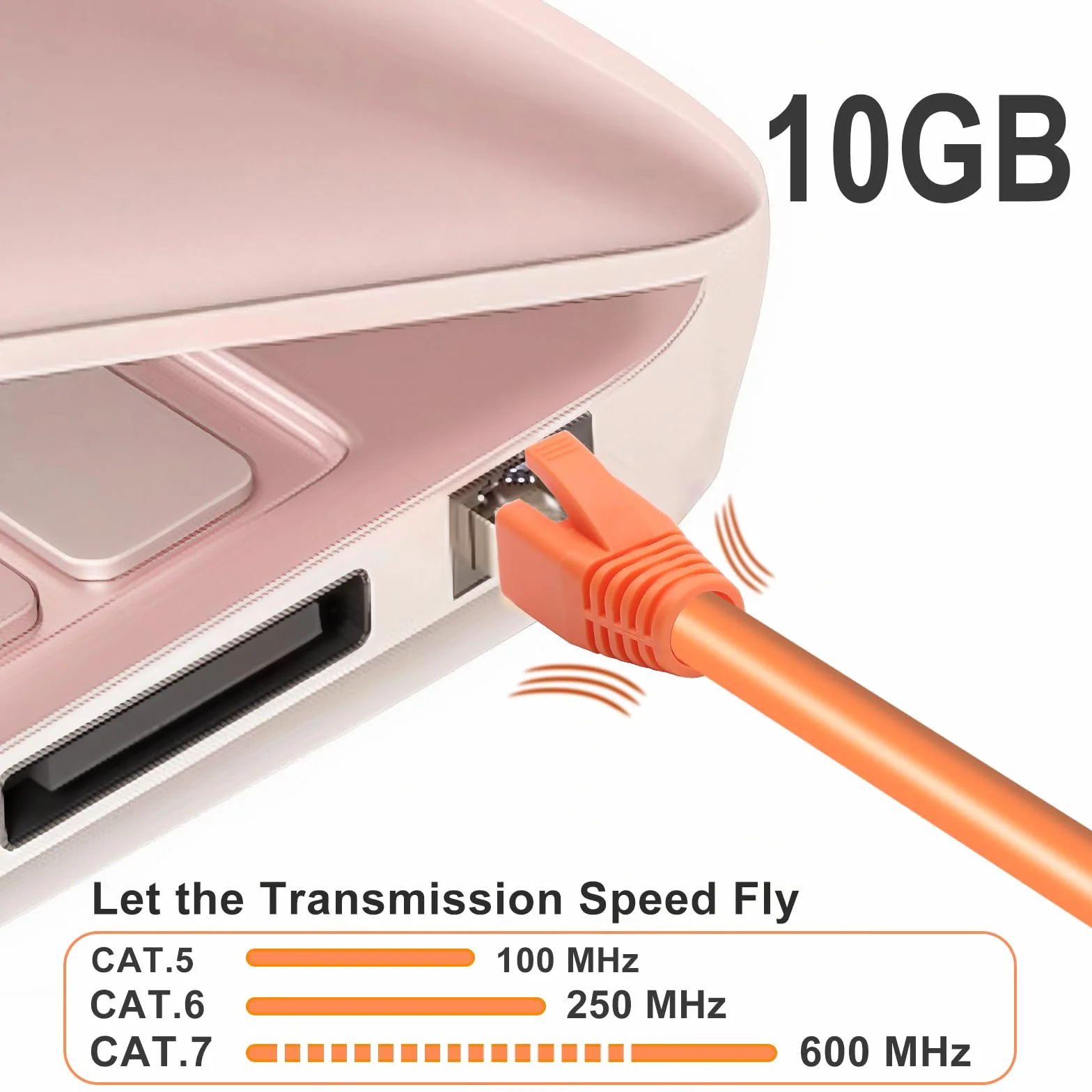 HENGBIRD 10 sztuk złączy RJ45 CAT 7 CAT 6A, pozłacane styki 50μ, ekranowane, AWG23, POE 10 Gb/s