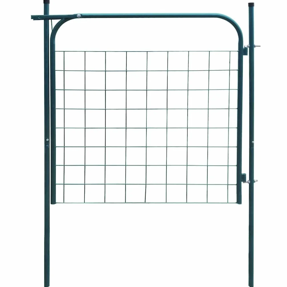 vidaXL Brama ogrodowa 100x100 cm Zielona