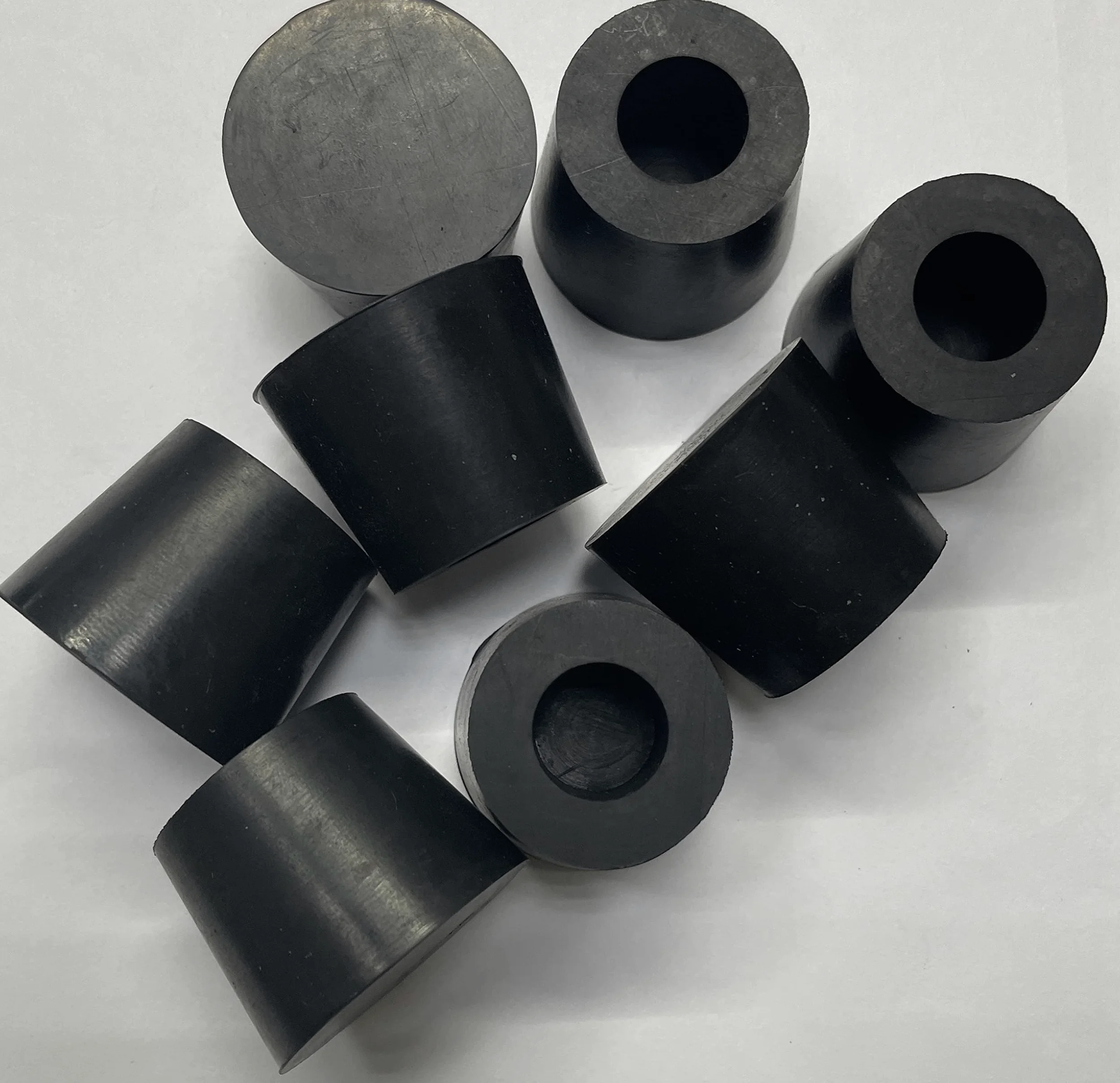 Protection Force Dla 5/8" 15mm (opakowanie 12 sztuk) okrągły koniec rury o średnicy zewnętrznej noga od krzesła kij okucie nóżki do mebli gumowa nakładka osłona na kubek podkładka podłogowa ochraniacze