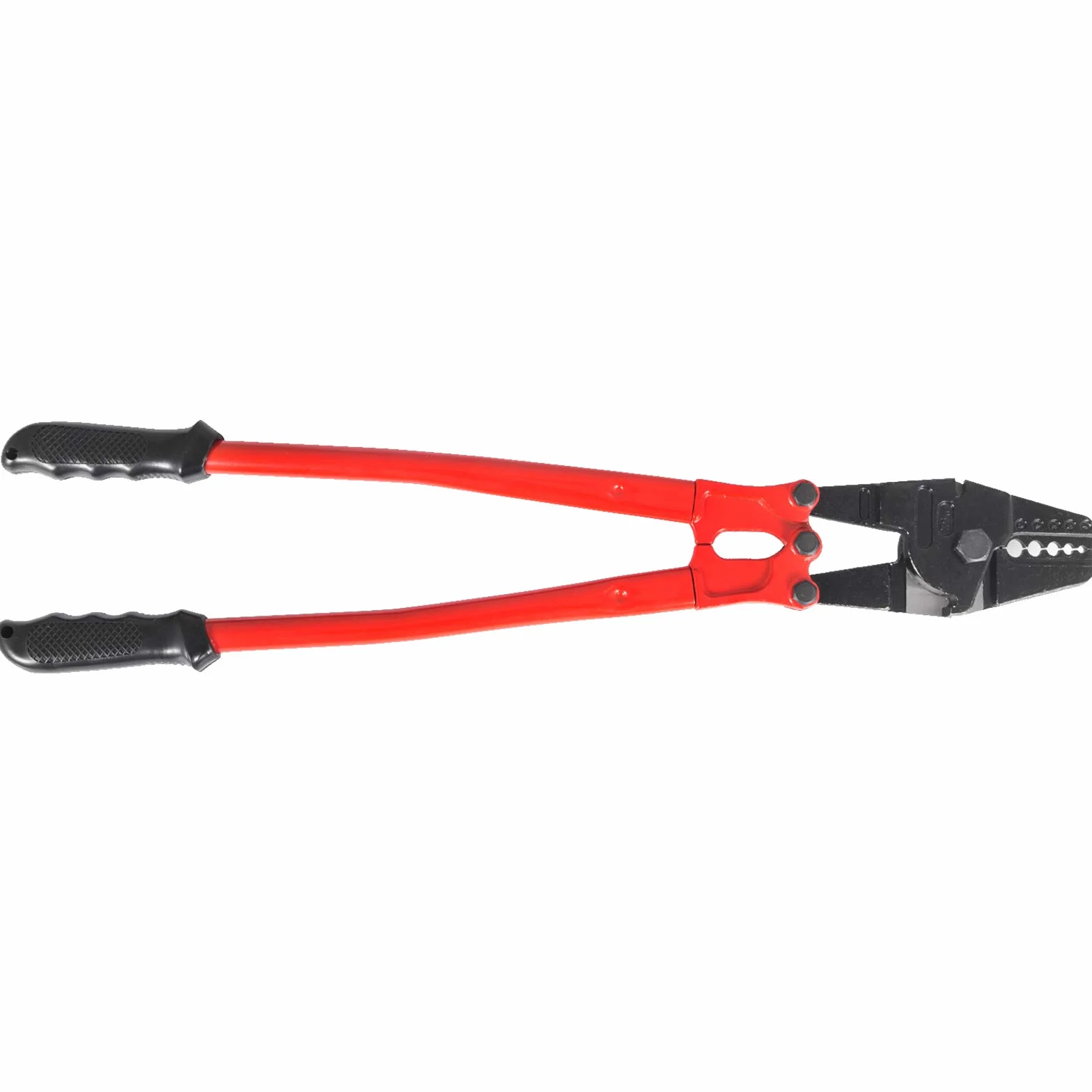 VEVOR Szczypce hydrauliczne 24", szczypce do cięcia kabli ze stali stopowej, 5 rowków do tulei 1/16", 3/32'', 1/8'', 5/32" i 3/16" do zaciskania tulei, tuleja klamra/duplex