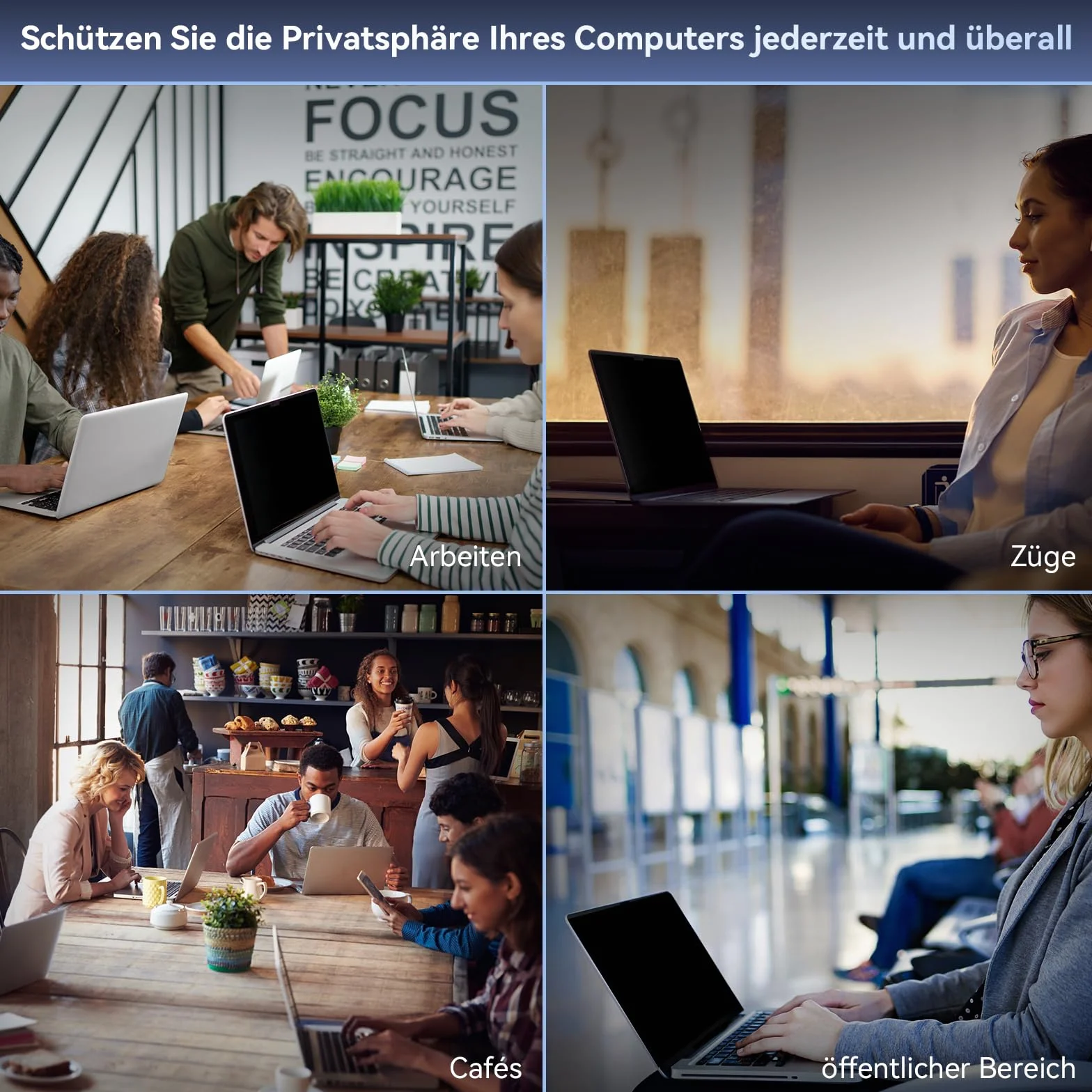 Protescreen Magnetyczny filtr prywatyzujący do MacBook Pro 14 cali (2021-2025, M1 M2 M3 M4 M5), 14,2" Zdejmowany Anti Spy Glare Niebieskie Światło Mac Laptop Privacy Folia Prywatności Ochrona Wzroku