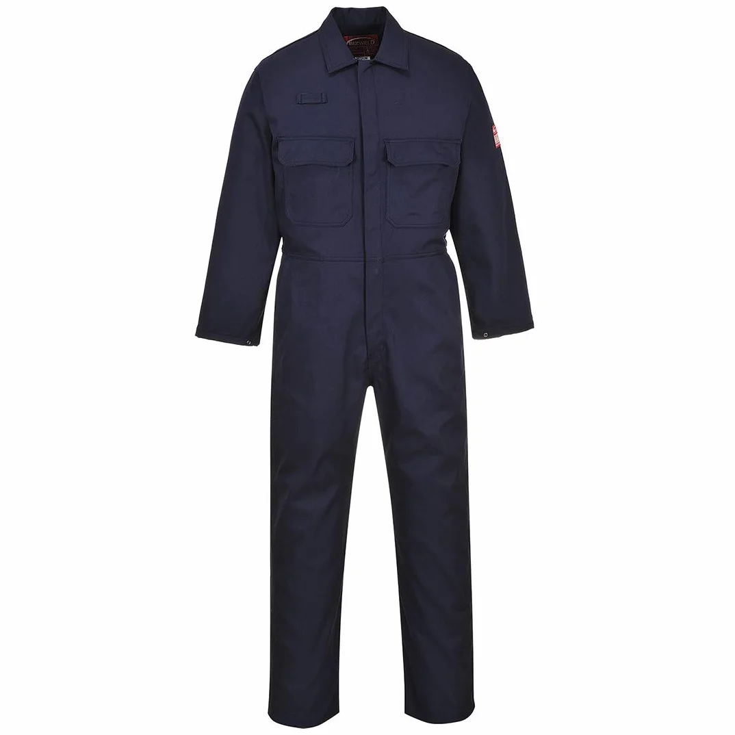 Portwest BIZ1 Bizweld Trudnopalny Kombinezon, Regularny, Rozmiar 5XL, Granatowy