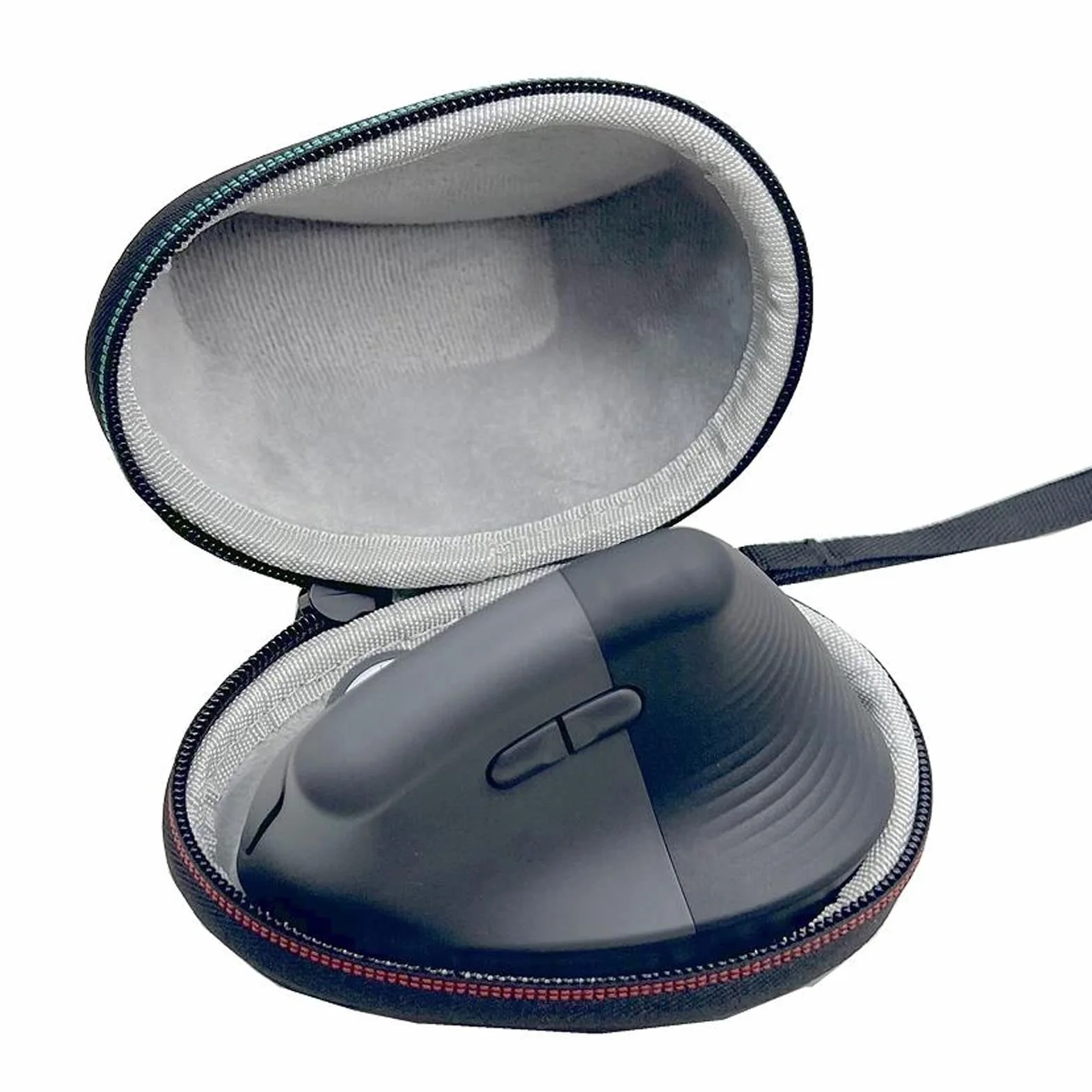 Twardy Futerał Podróżny do Lift Vertical Ergonomic Mouse, Przenośna Torba na Mysz do Przechowywania z Paskiem na Rękę