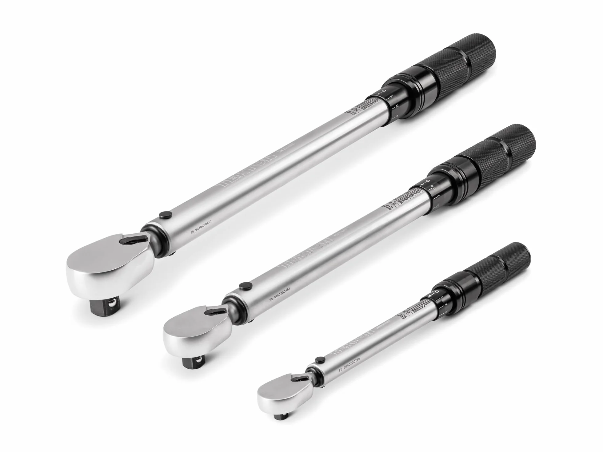 TEKTON TRQ95901 zestaw kluczy dynamometrycznych 1/4 3/8, napęd 1/2", podwójny mikrometr, zestaw kluczy dynamometrycznych, 3-częściowy (50,8-508 cm, 30,5 m, 12,2-61 m)