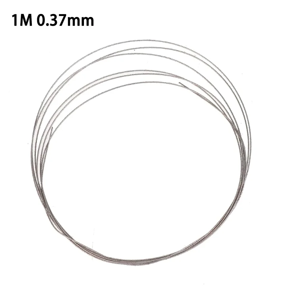 1M bardzo drobne brzeszczoty diamentowe do cięcia drutu do jadeitowego szkła Rock DIY - precyzyjne narzędzie tnące, średnica 0,26 mm i 0,37 mm 1 szt.(0.37mm)