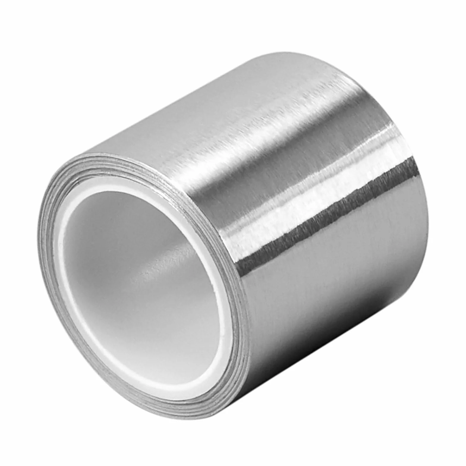 Wytrzymała taśma z folii aluminiowej do izolacji cieplnej - długość 50 m, grubość 0,1 mm, do HVAC, naprawy rur(10cm)