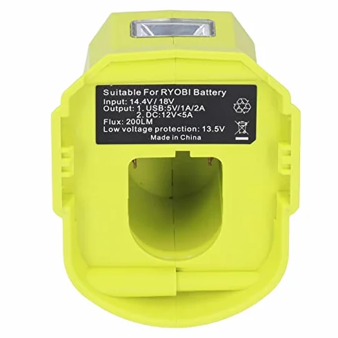 Adapter Akumulatora 18V, Konwerter do P743 18V 14,4V z Podwójnymi Portami USB i Diagnozowymi Światłami LED